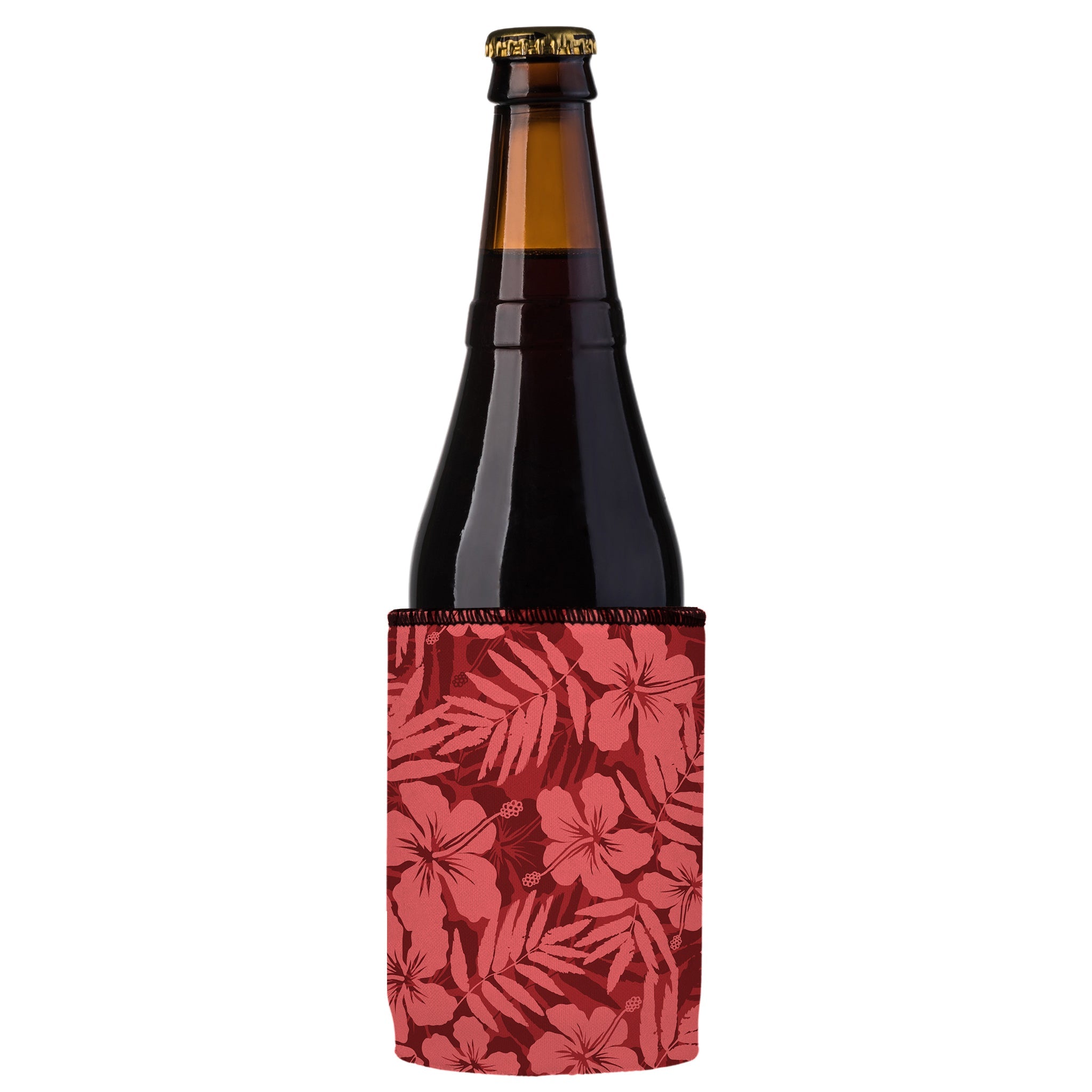 Stubbyz Hibiscus Red Stubby Cooler 3-Pack