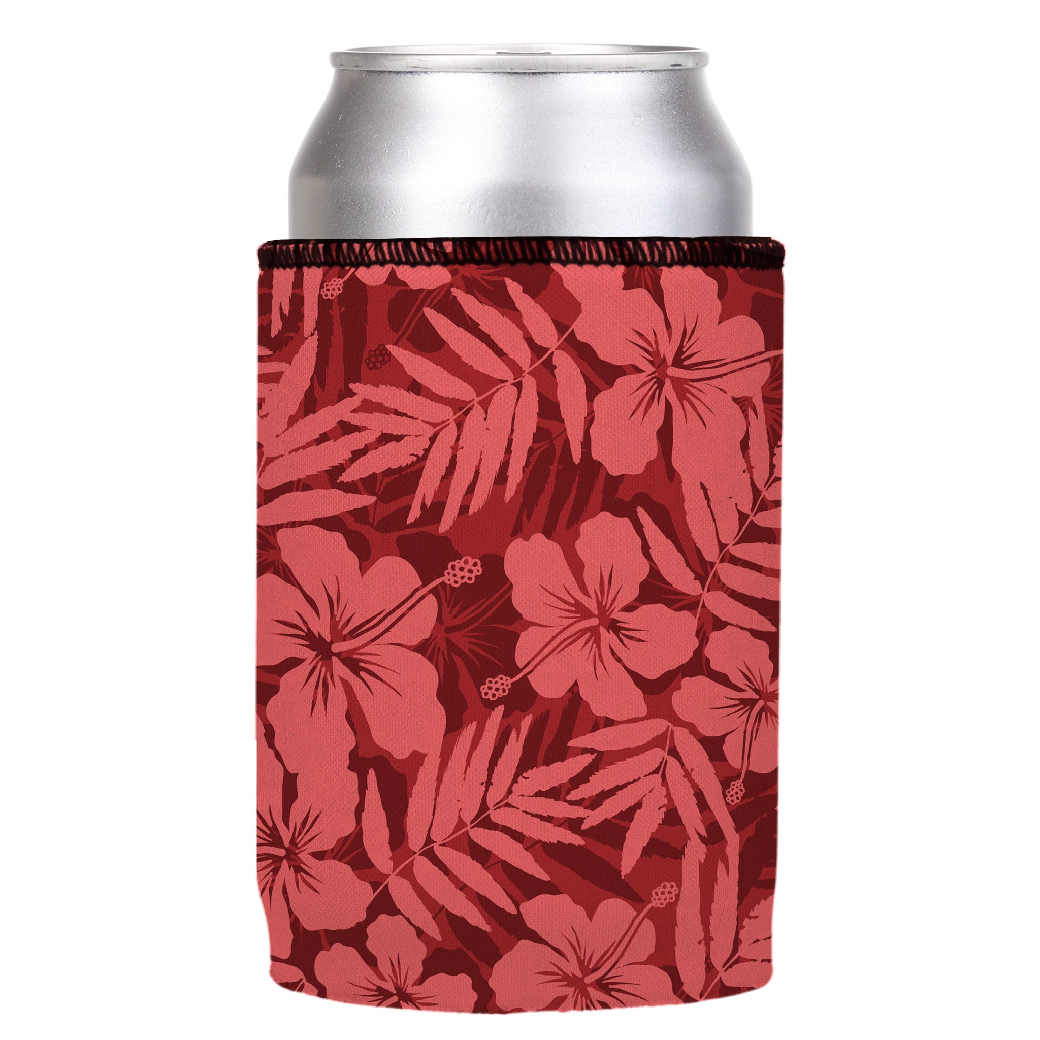 Stubbyz Hibiscus Red Stubby Cooler 3-Pack