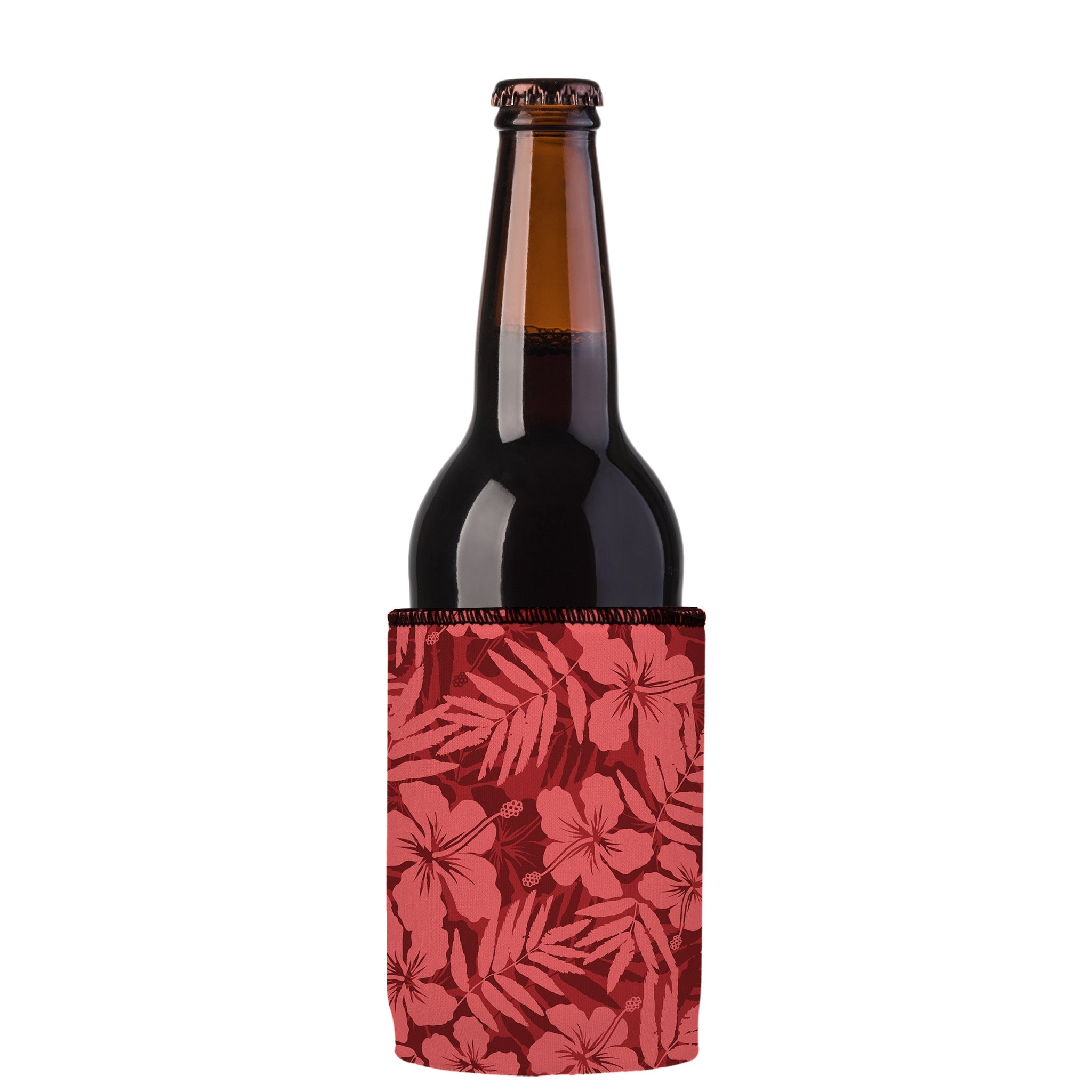 Stubbyz Hibiscus Red Stubby Cooler 3-Pack