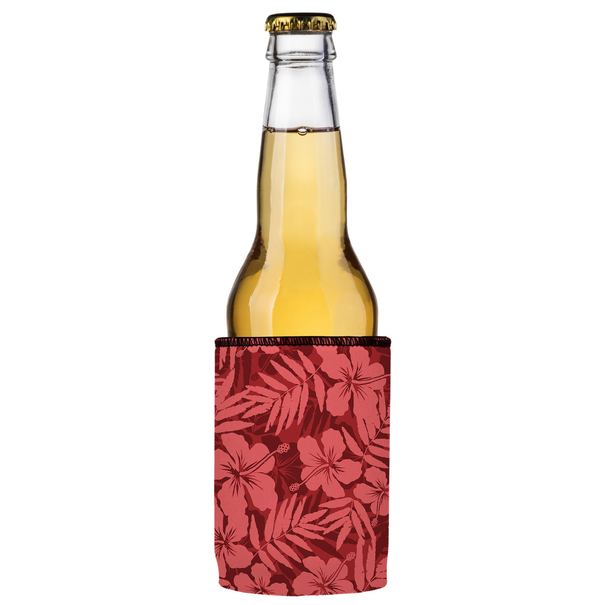 Stubbyz Hibiscus Red Stubby Cooler 3-Pack