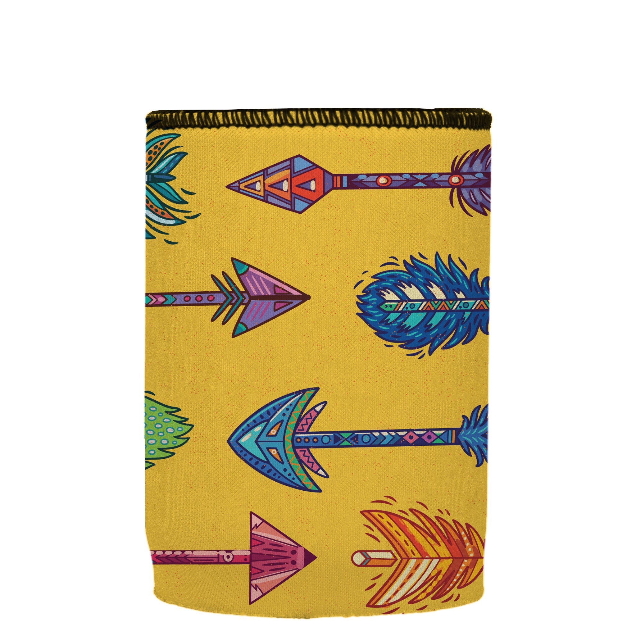 Stubbyz Yellow Boho Arrows Stubby Cooler 3-Pack
