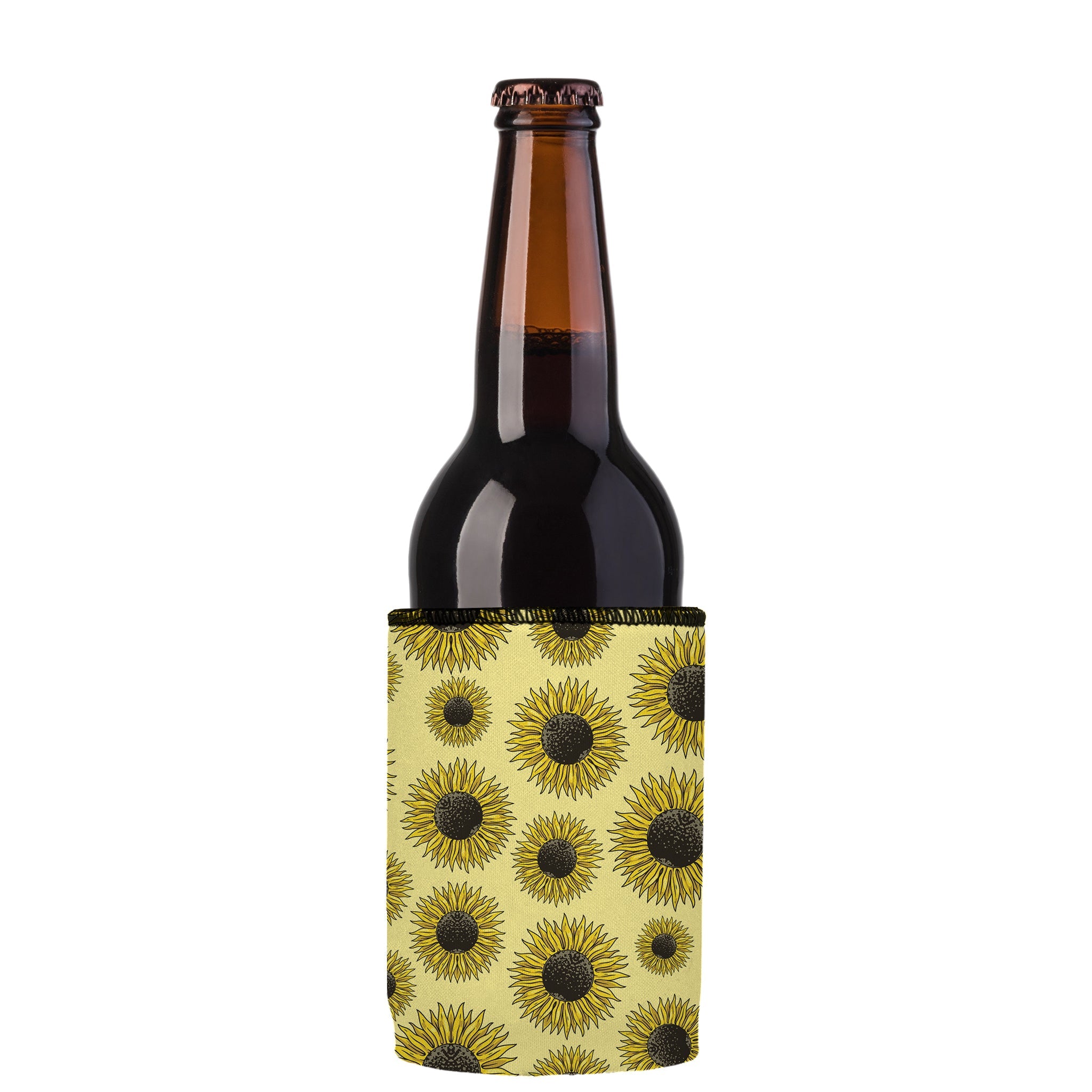 Stubbyz Yellow Sunflowers Stubby Cooler 3-Pack