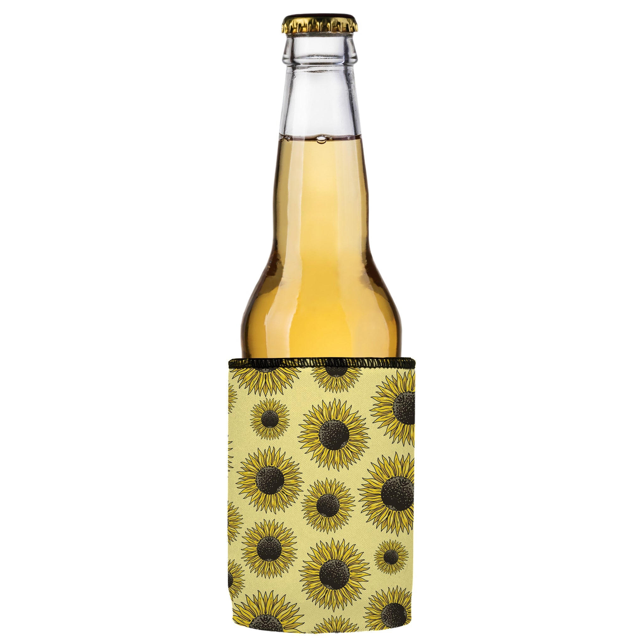 Stubbyz Yellow Sunflowers Stubby Cooler 3-Pack