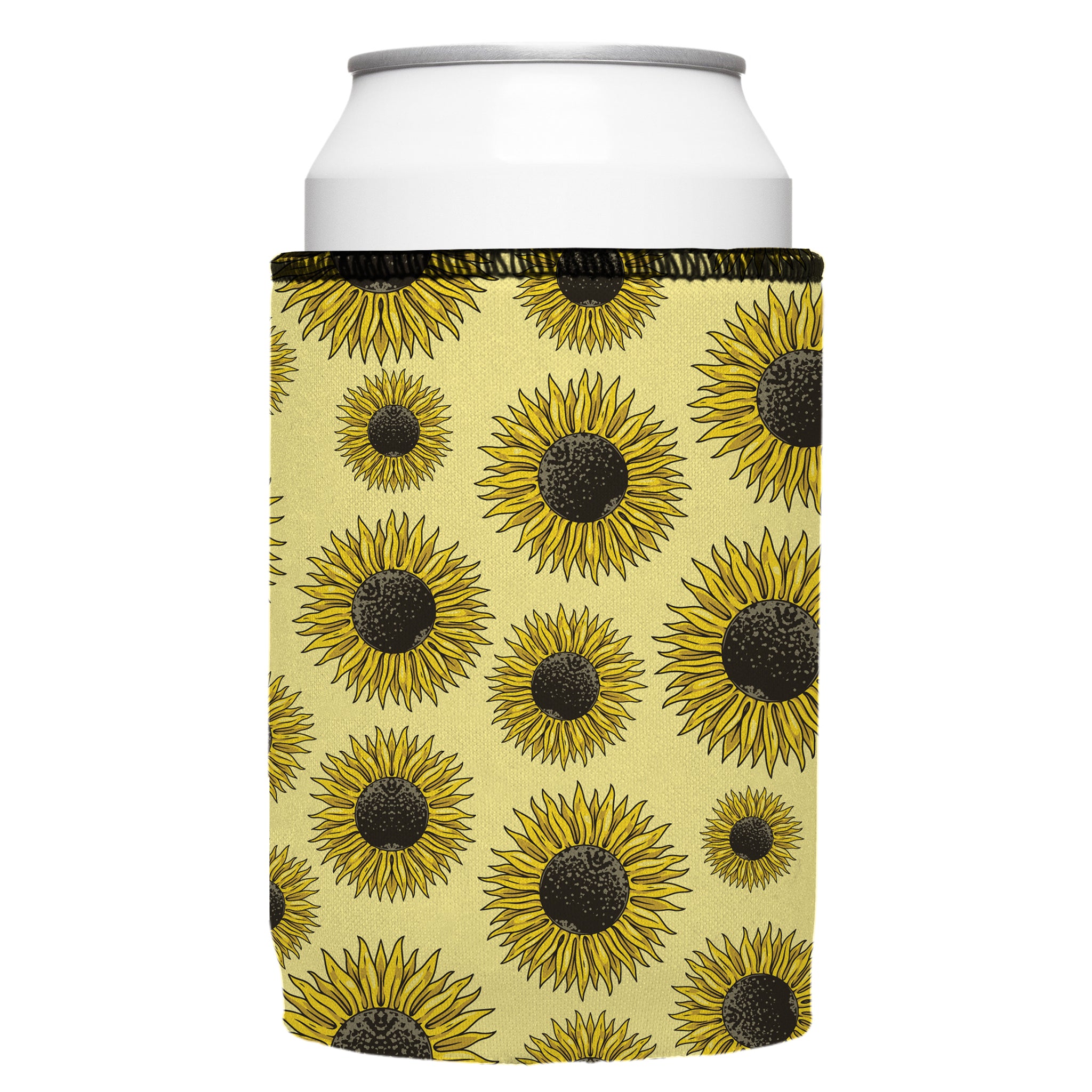Stubbyz Yellow Sunflowers Stubby Cooler