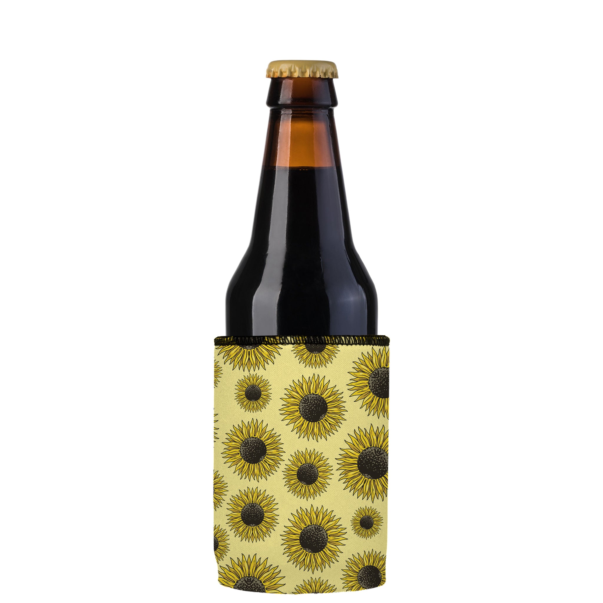 Stubbyz Yellow Sunflowers Stubby Cooler
