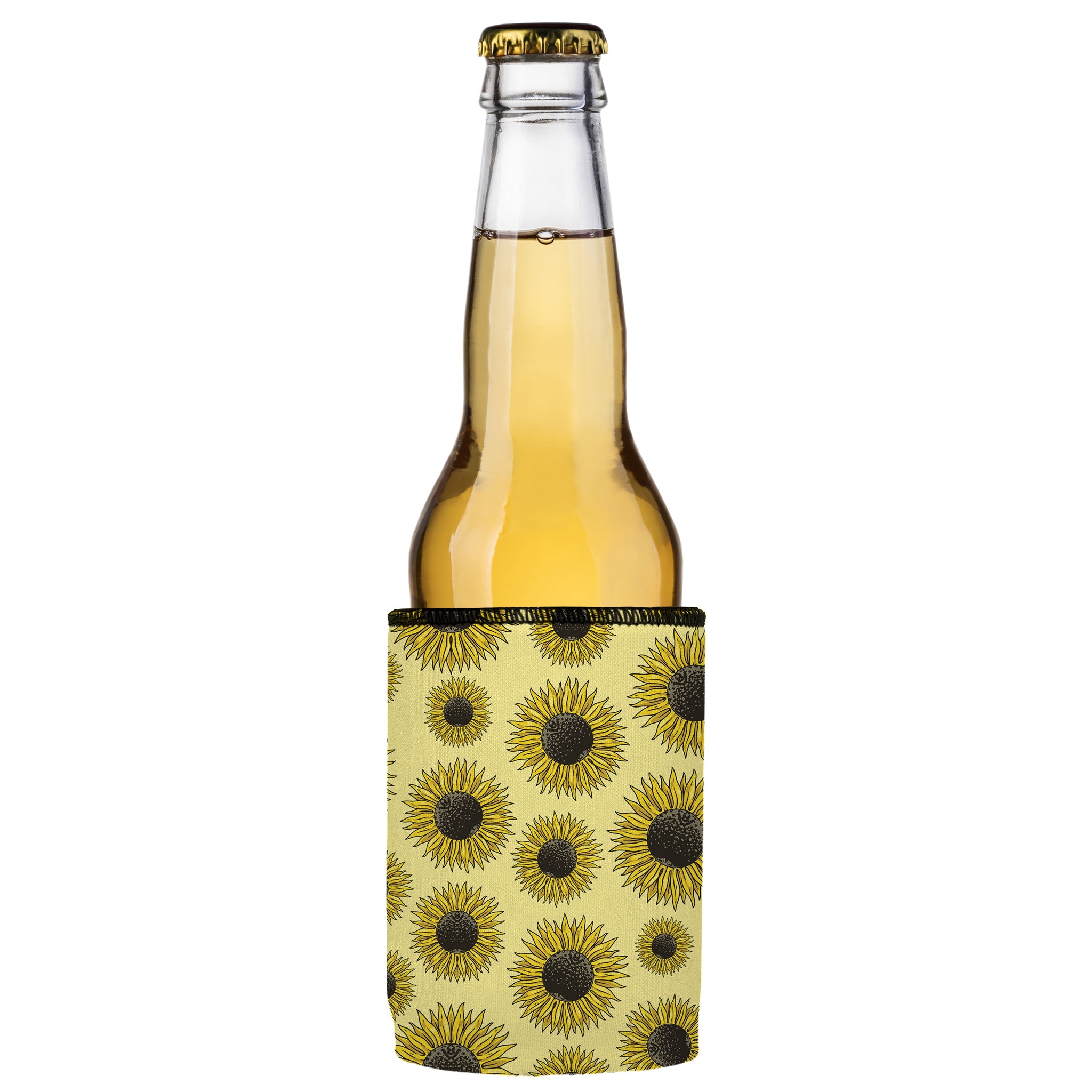 Stubbyz Yellow Sunflowers Stubby Cooler