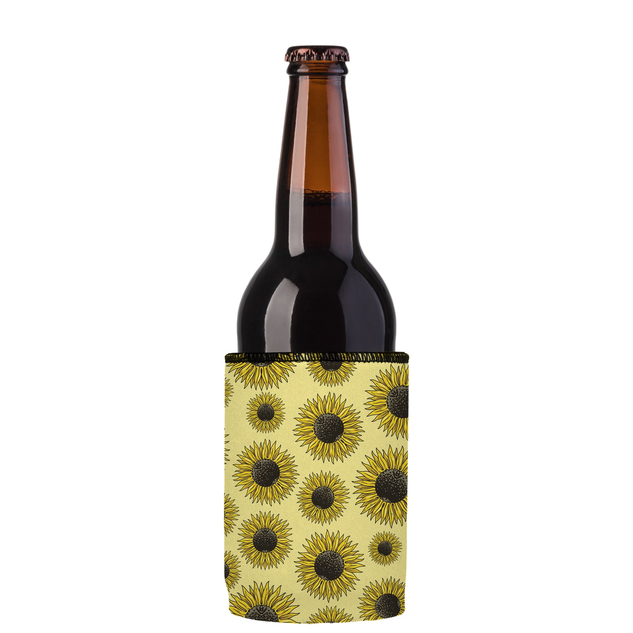 Stubbyz Yellow Sunflowers Stubby Cooler