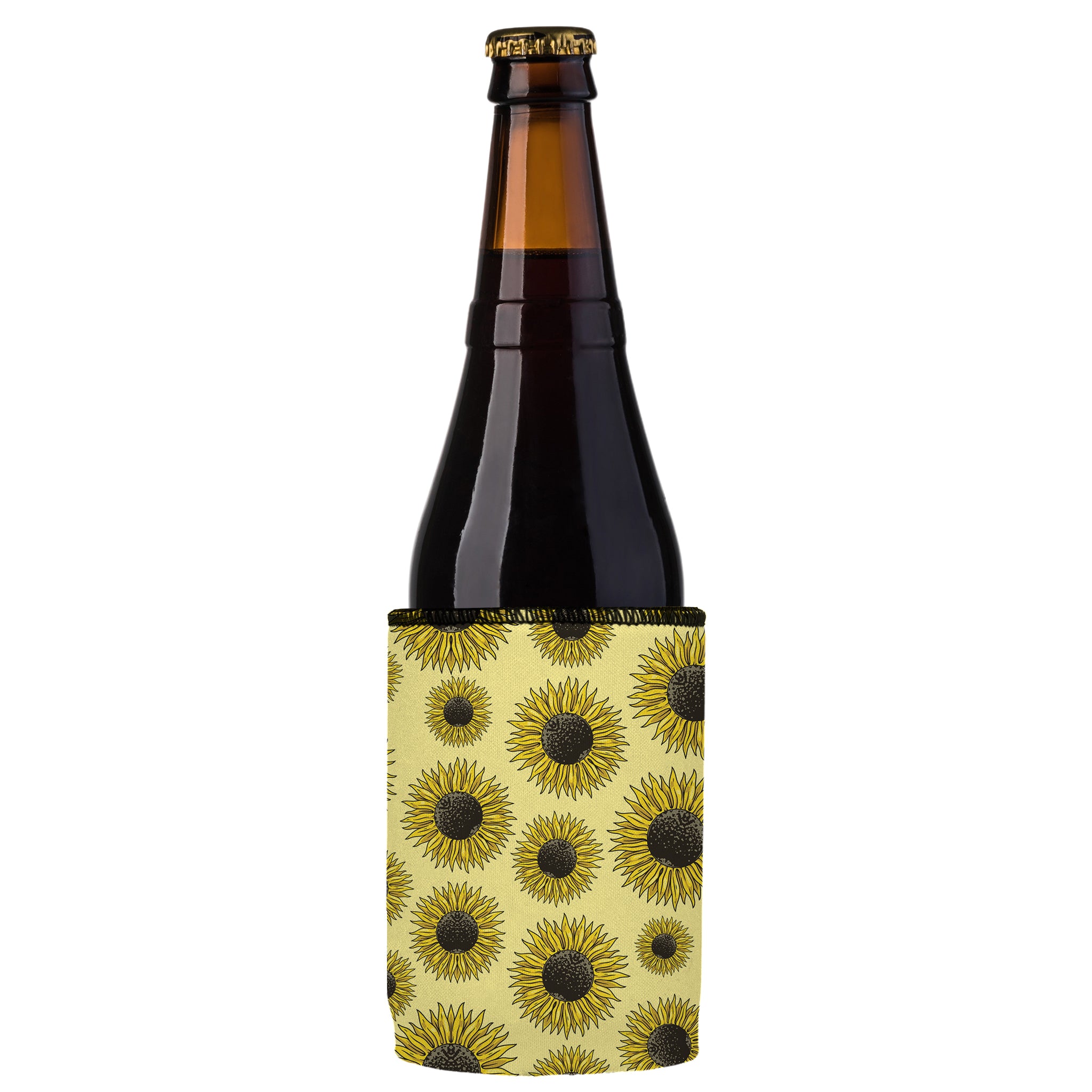 Stubbyz Yellow Sunflowers Stubby Cooler