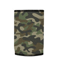Woodland Camo Stubbyz One Size baseless stubby cooler, shown flat