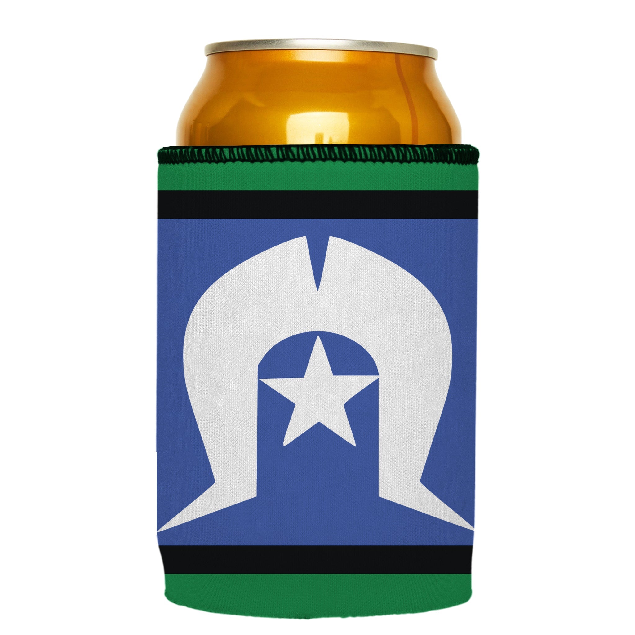 Stubbyz Torres Strait Islanders Flag Stubby Cooler 3-Pack