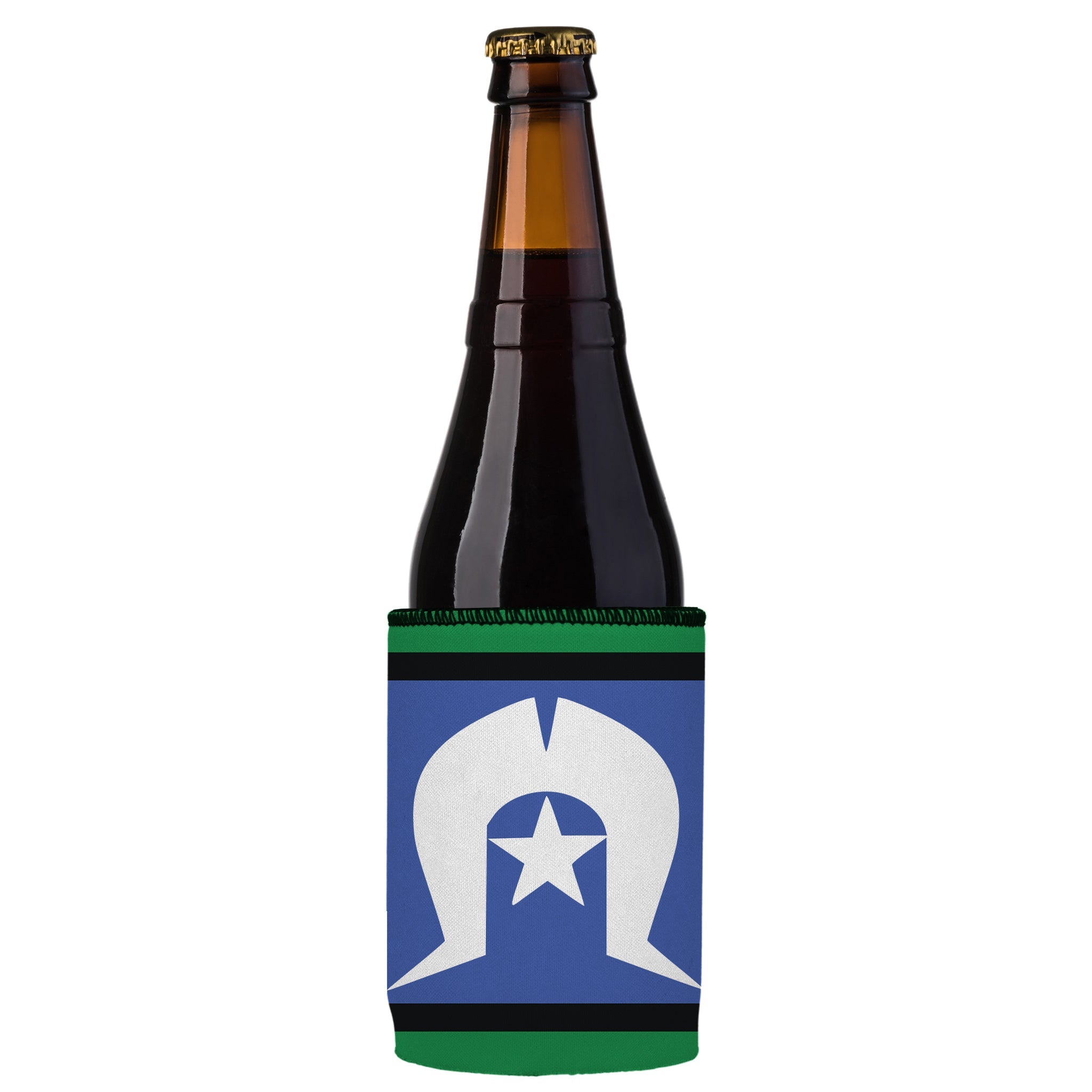 Stubbyz Torres Strait Islanders Flag Stubby Cooler 3-Pack