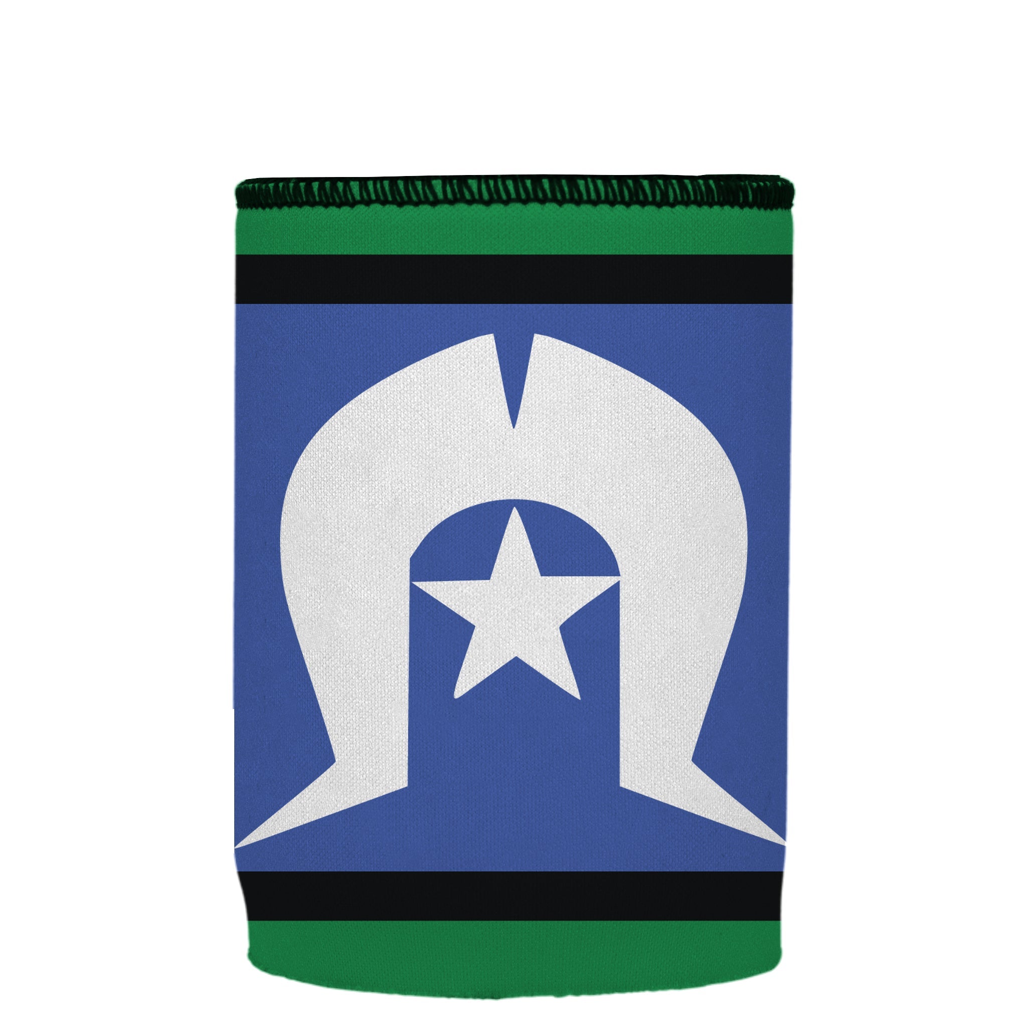 Stubbyz Torres Strait Islanders Flag Stubby Cooler 3-Pack