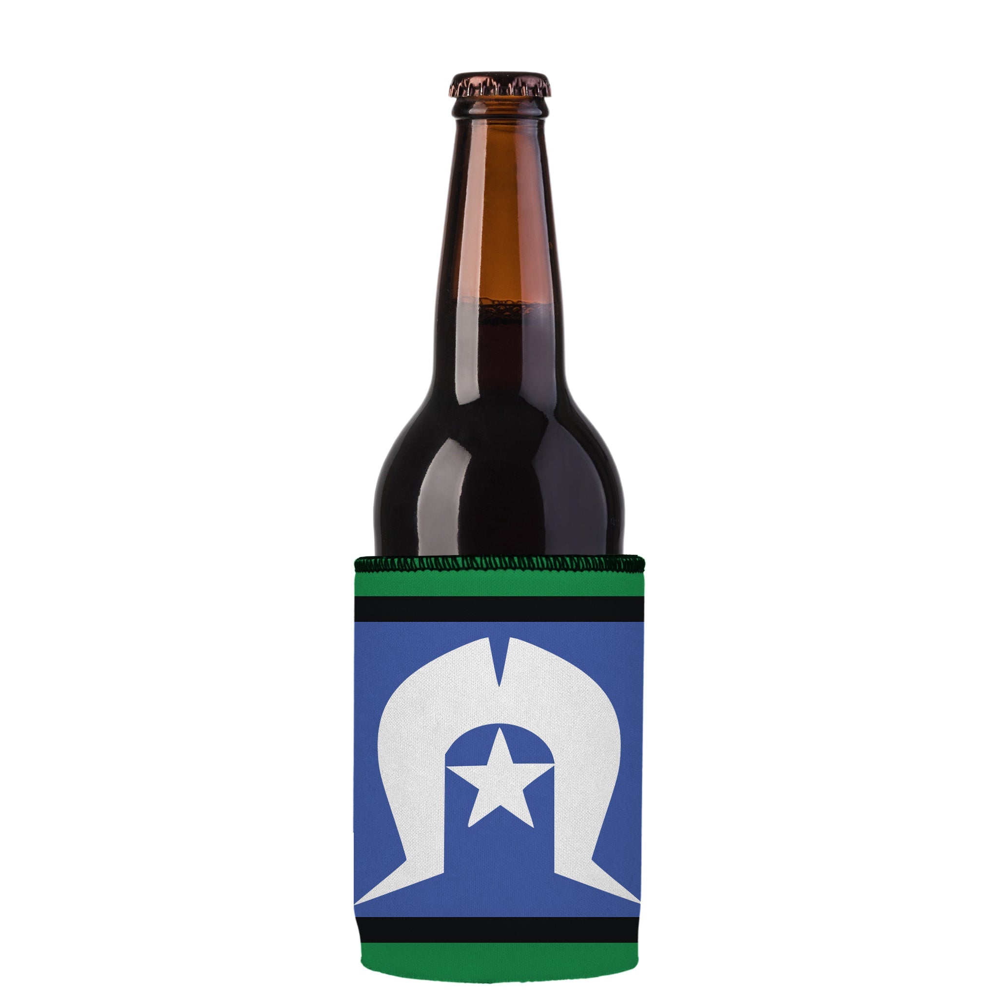 Stubbyz Torres Strait Islanders Flag Stubby Cooler 3-Pack