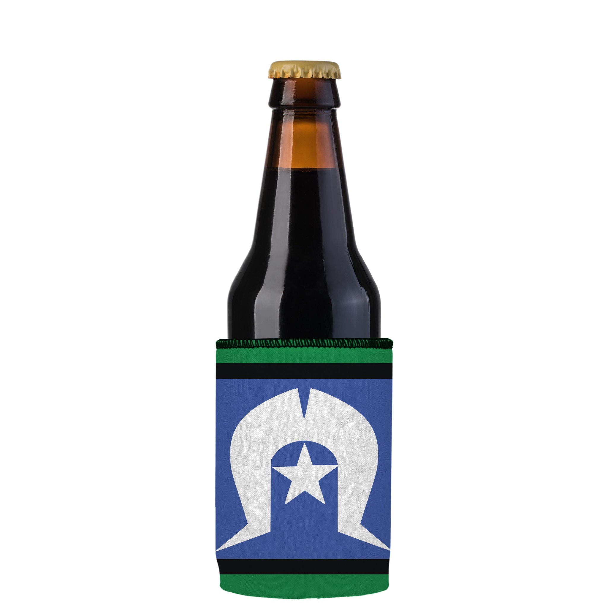 Stubbyz Torres Strait Islanders Flag Stubby Cooler 3-Pack