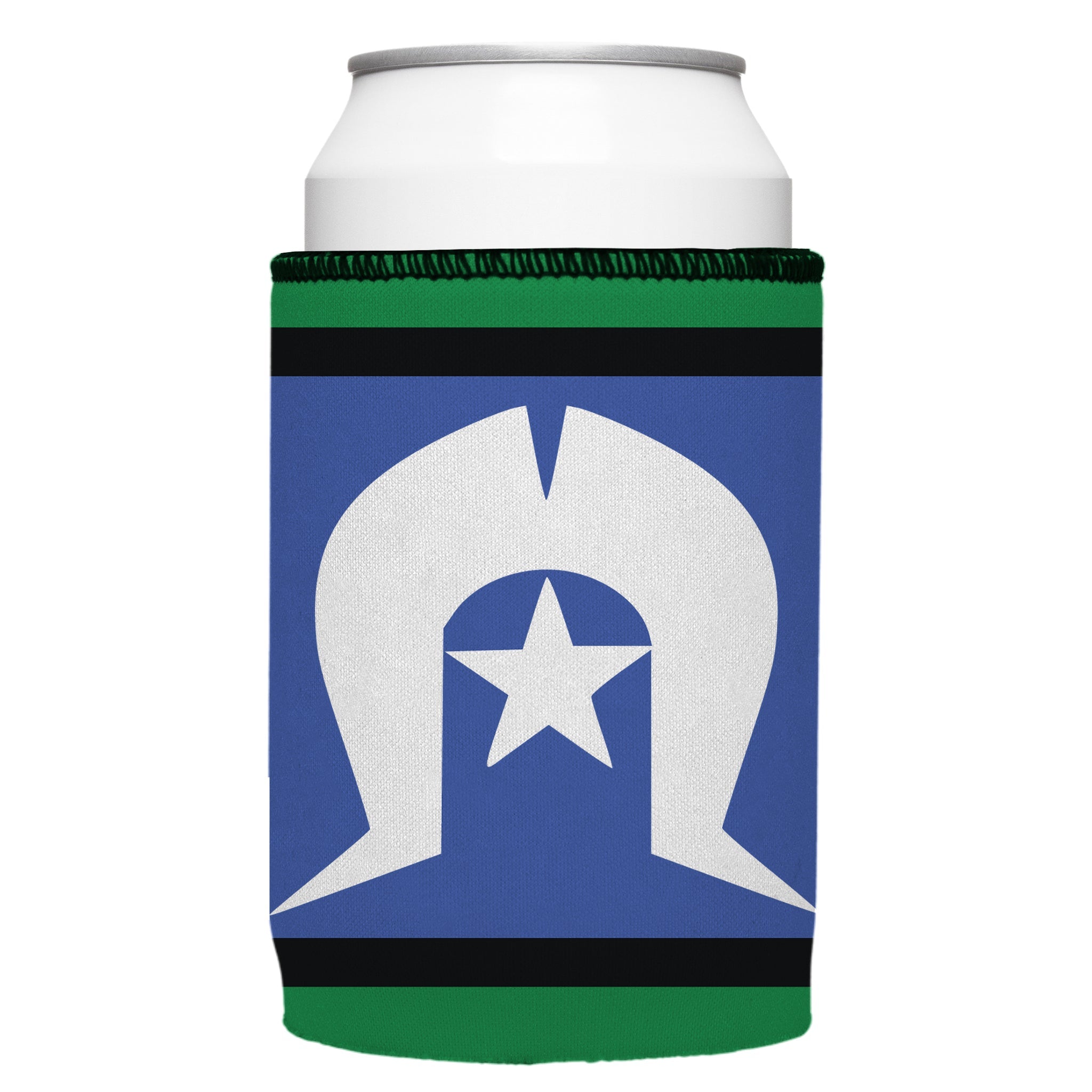 Stubbyz Torres Strait Islanders Flag Stubby Cooler 3-Pack
