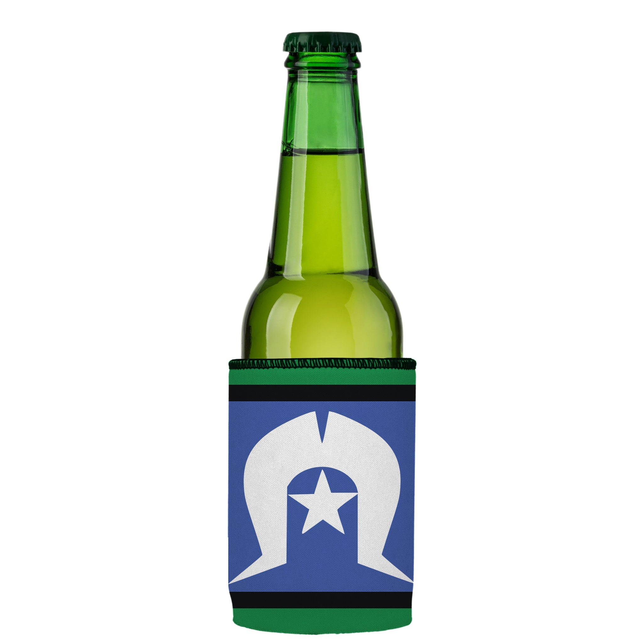 Stubbyz Torres Strait Islanders Flag Stubby Cooler 3-Pack
