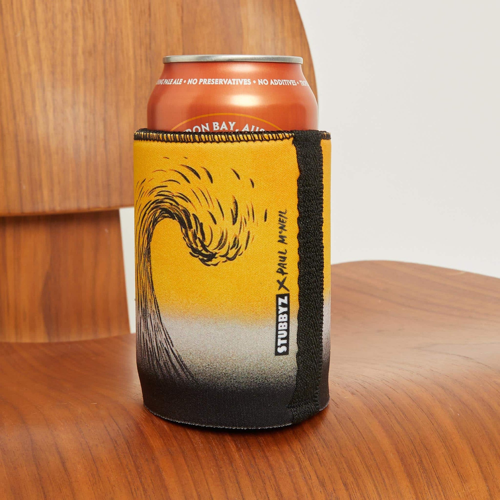 Stubbyz x Paul McNeil Beer Wave Stubby Cooler