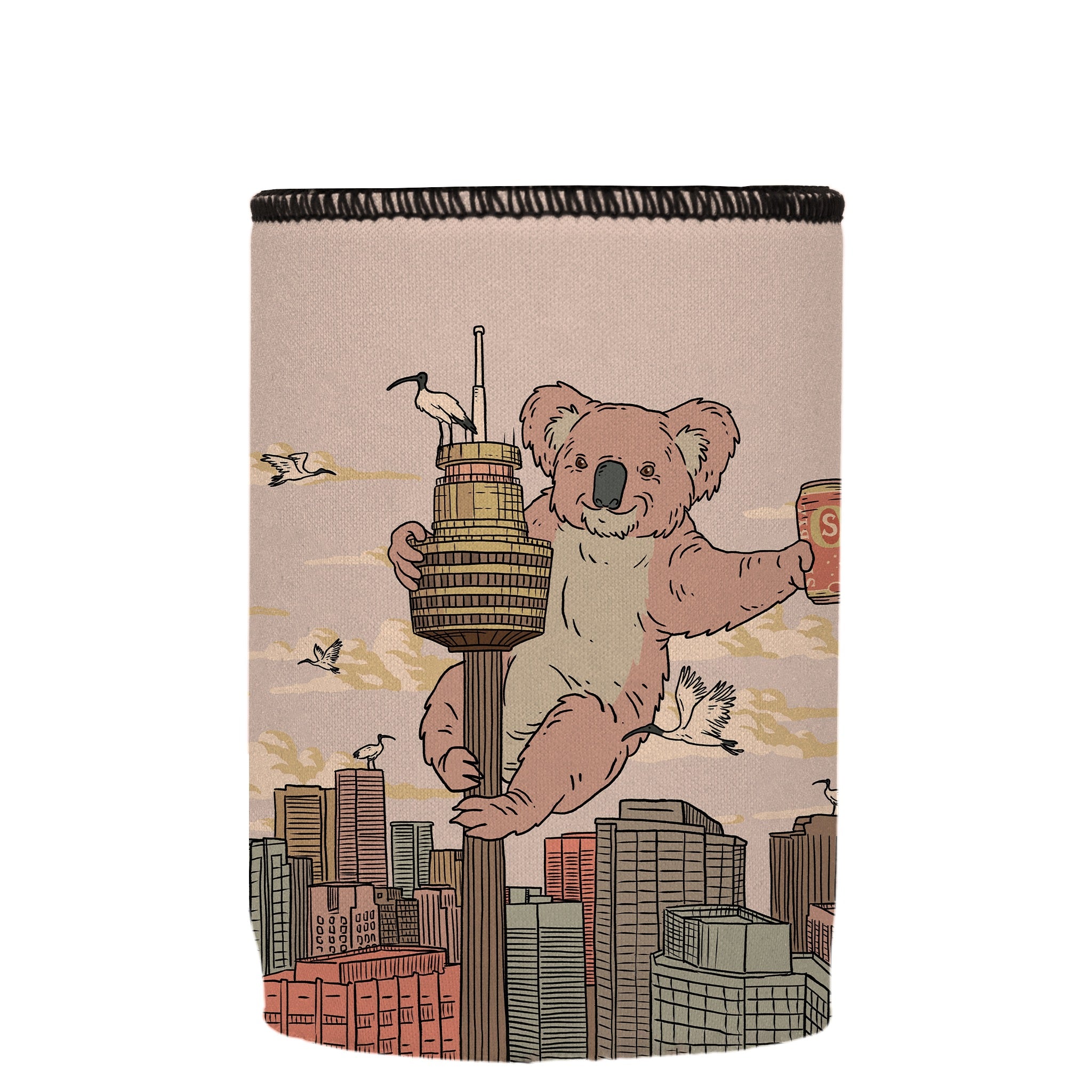 Stubbyz x Aidan Howes Koala Point Tower Stubby Cooler