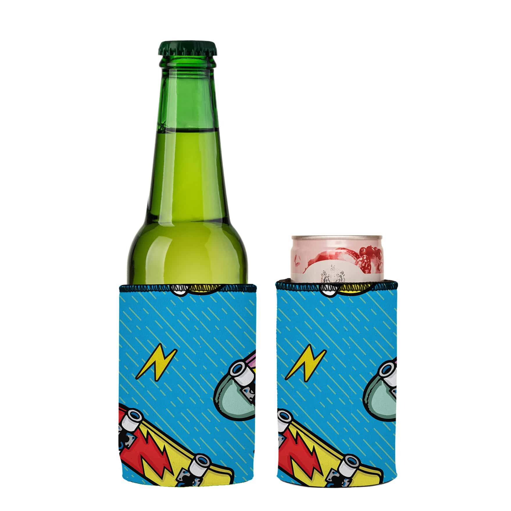 Stubbyz Old School Skateboards Stubby Cooler 2-Pack