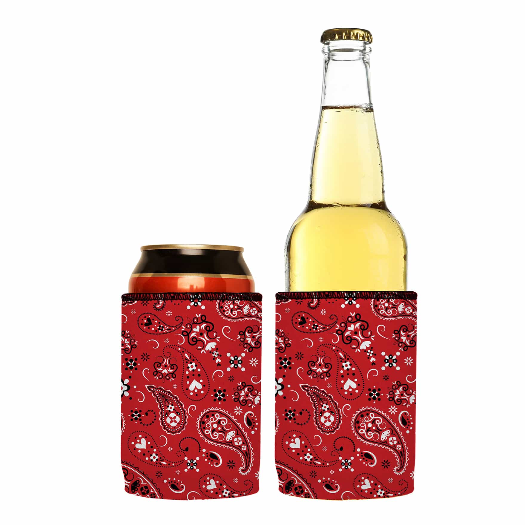 Stubbyz Red Bandana Stubby Cooler 2-Pack