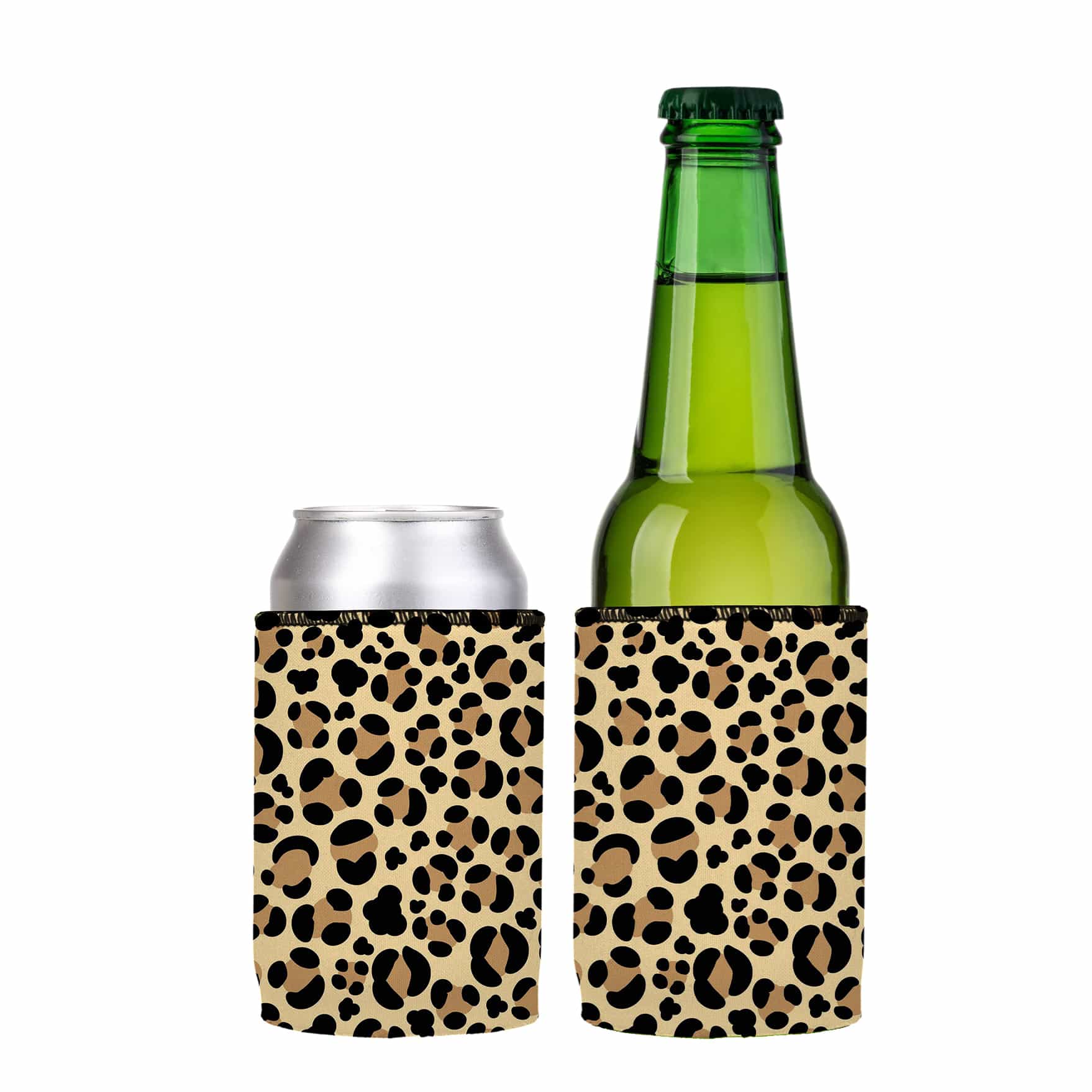 Stubbyz Leopard Print Stubby Cooler 2-Pack