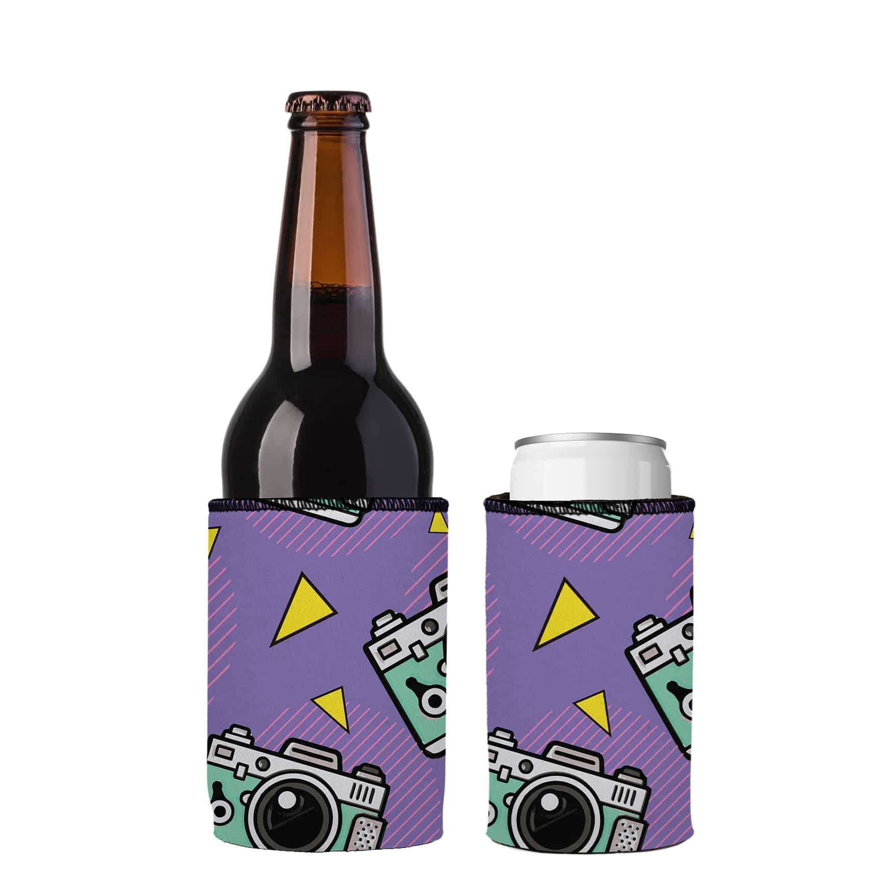 Stubbyz Cameras Shoot People Stubby Cooler 2-Pack