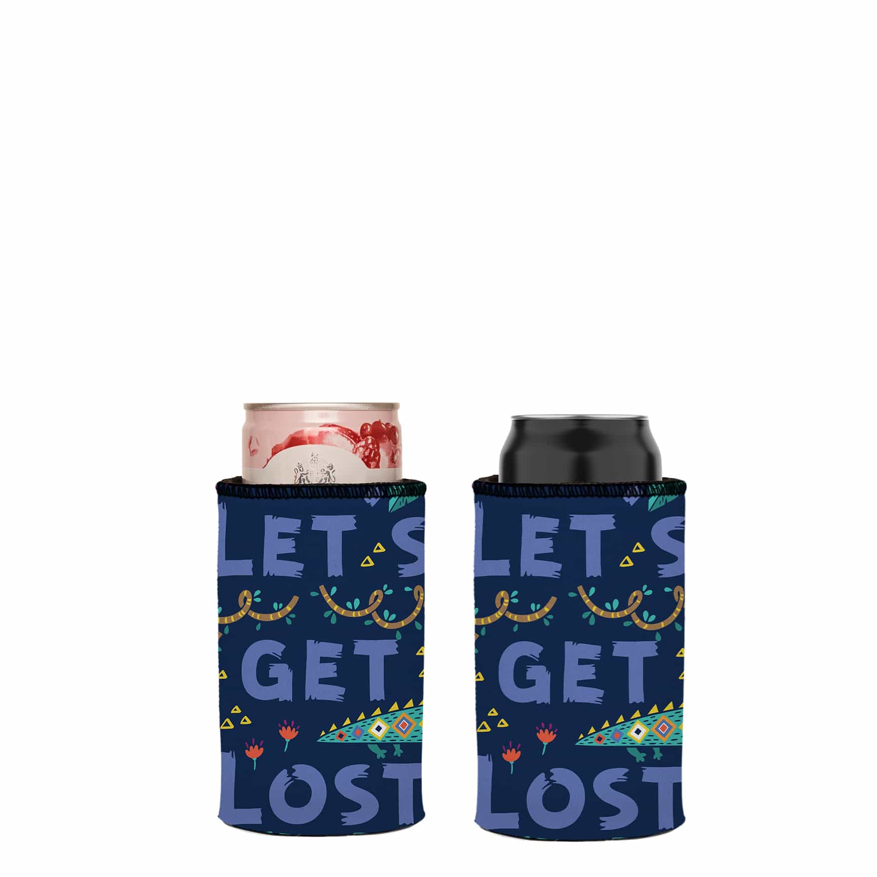 Stubbyz Lets Get Lost in the Wild Stubby Cooler 2-Pack