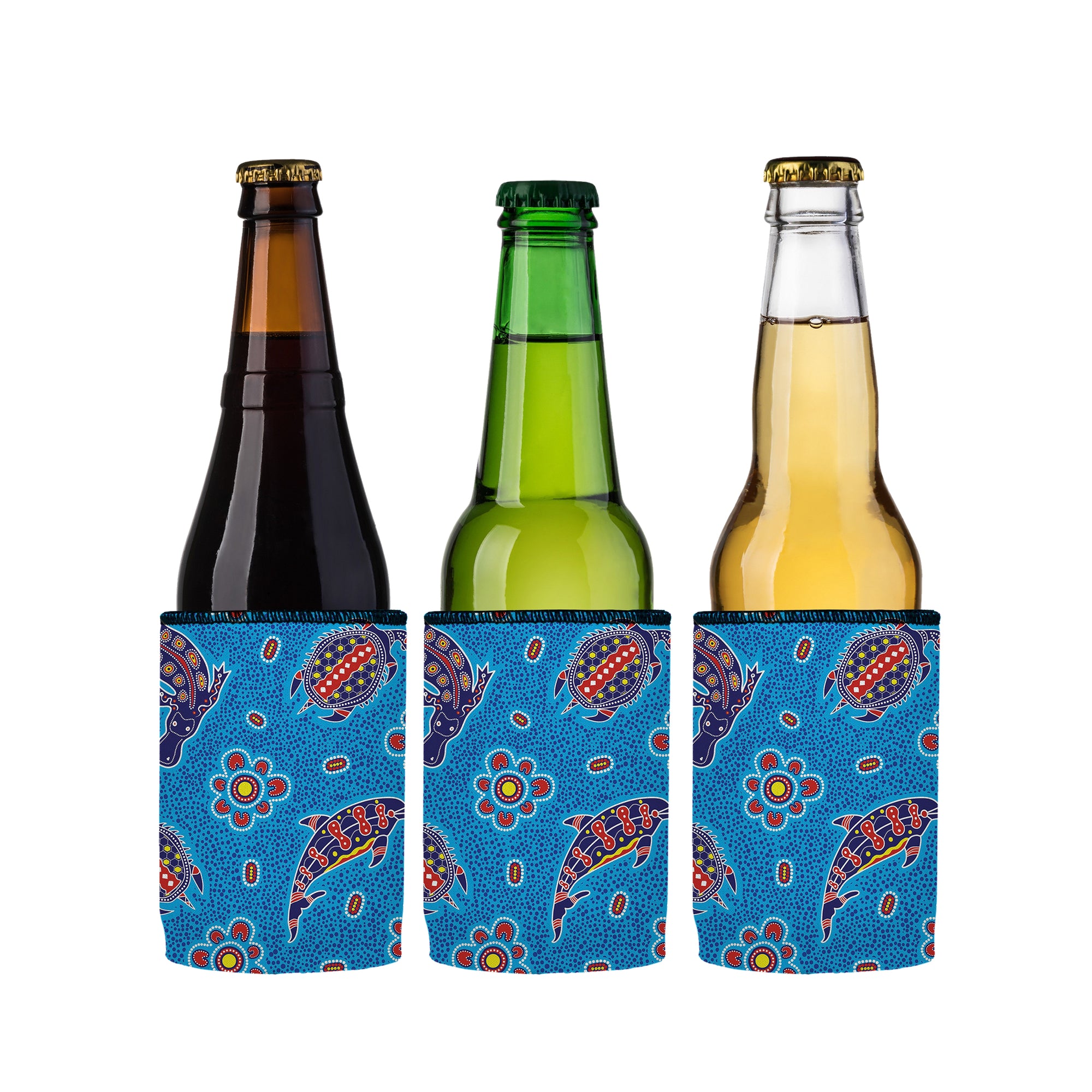 Stubbyz Australian Sea Stubby Cooler 3-Pack
