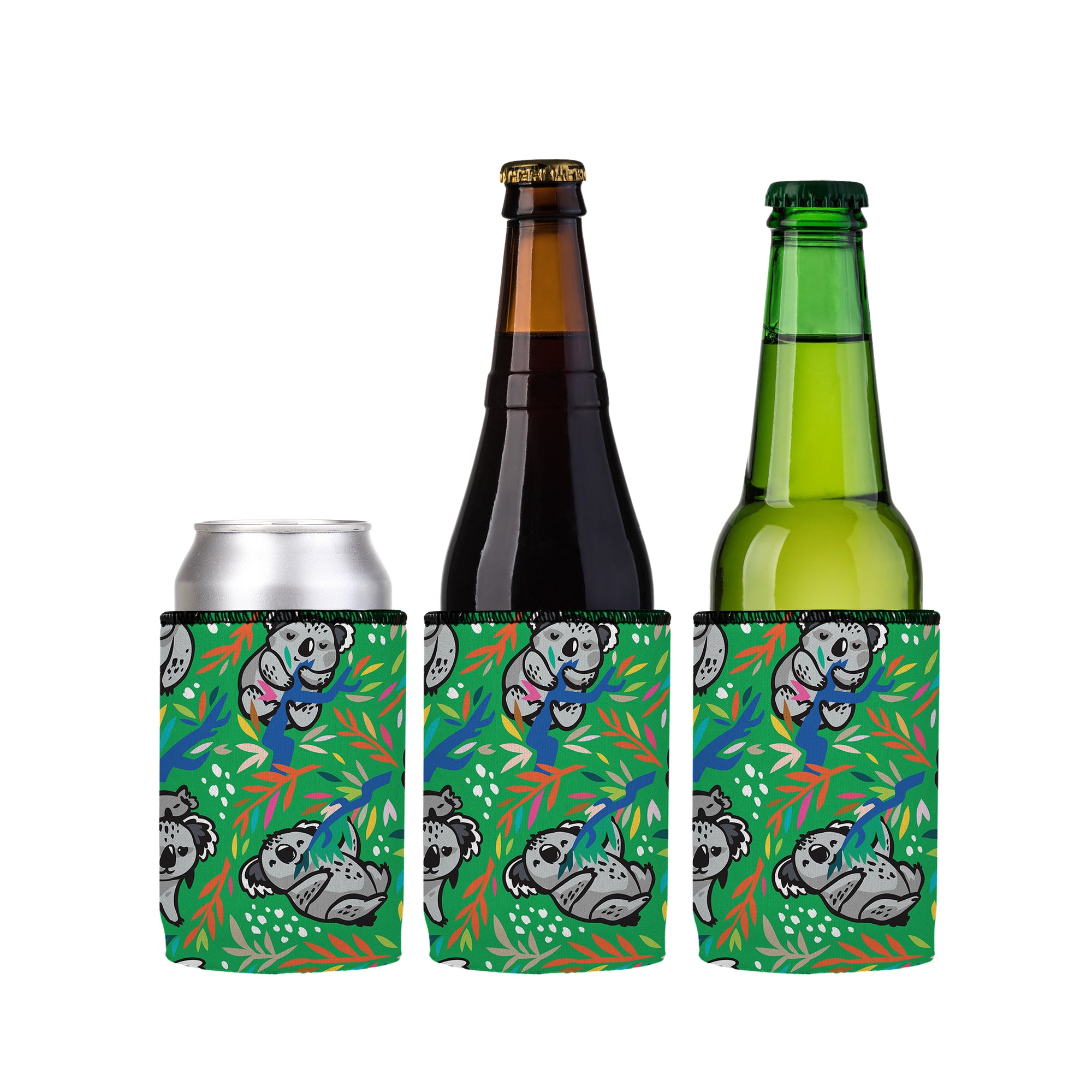 Stubbyz Nom Nom Koala Stubby Cooler 3-Pack