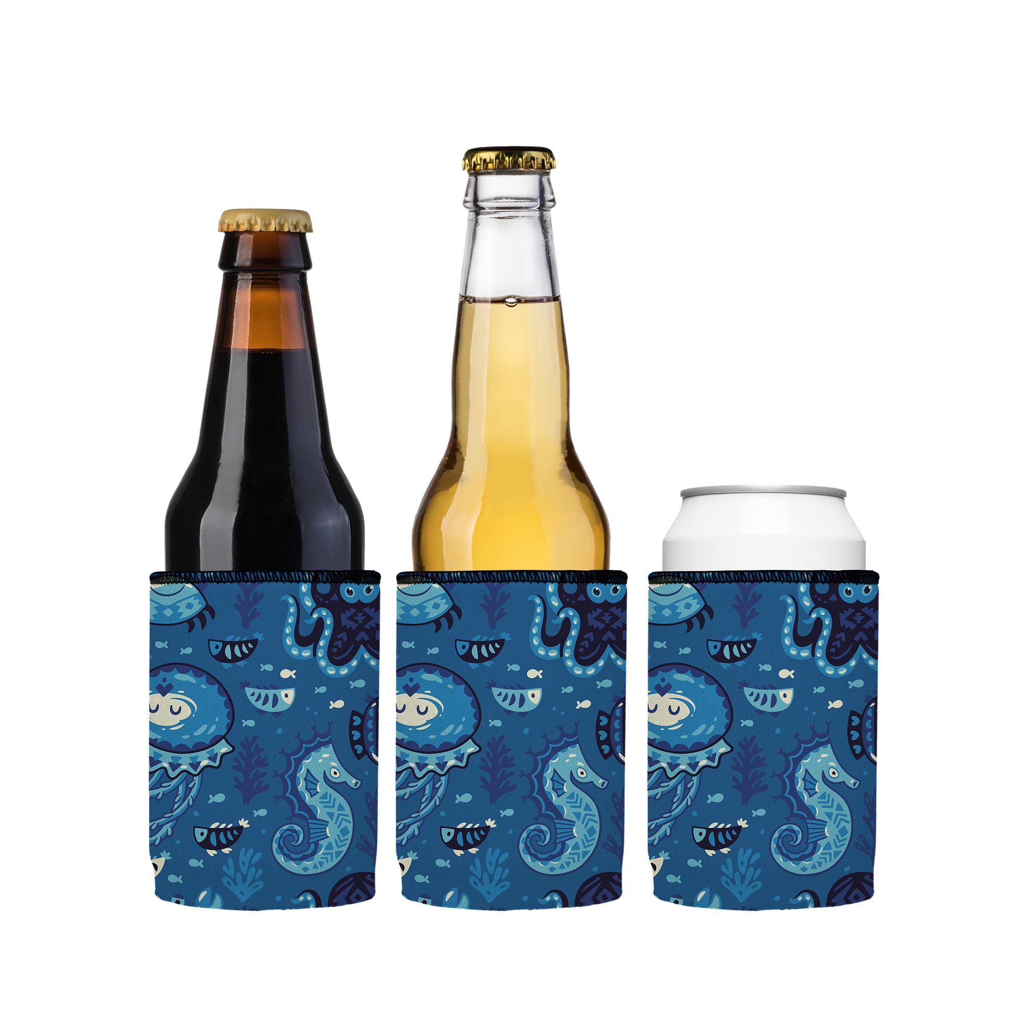 Stubbyz Ocean Friends II Stubby Cooler 3-Pack