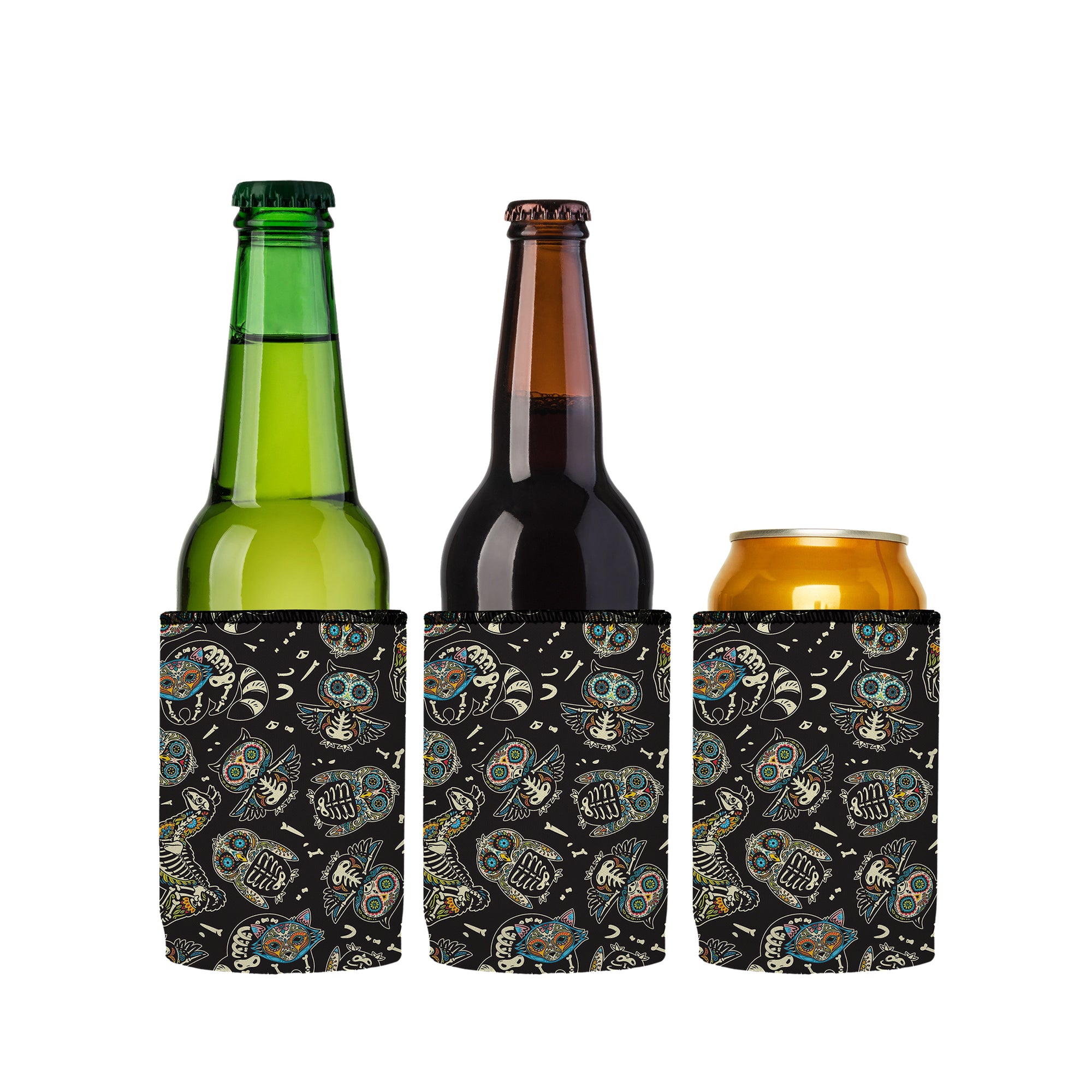 Stubbyz Animal Skeletons Stubby Cooler 3-Pack