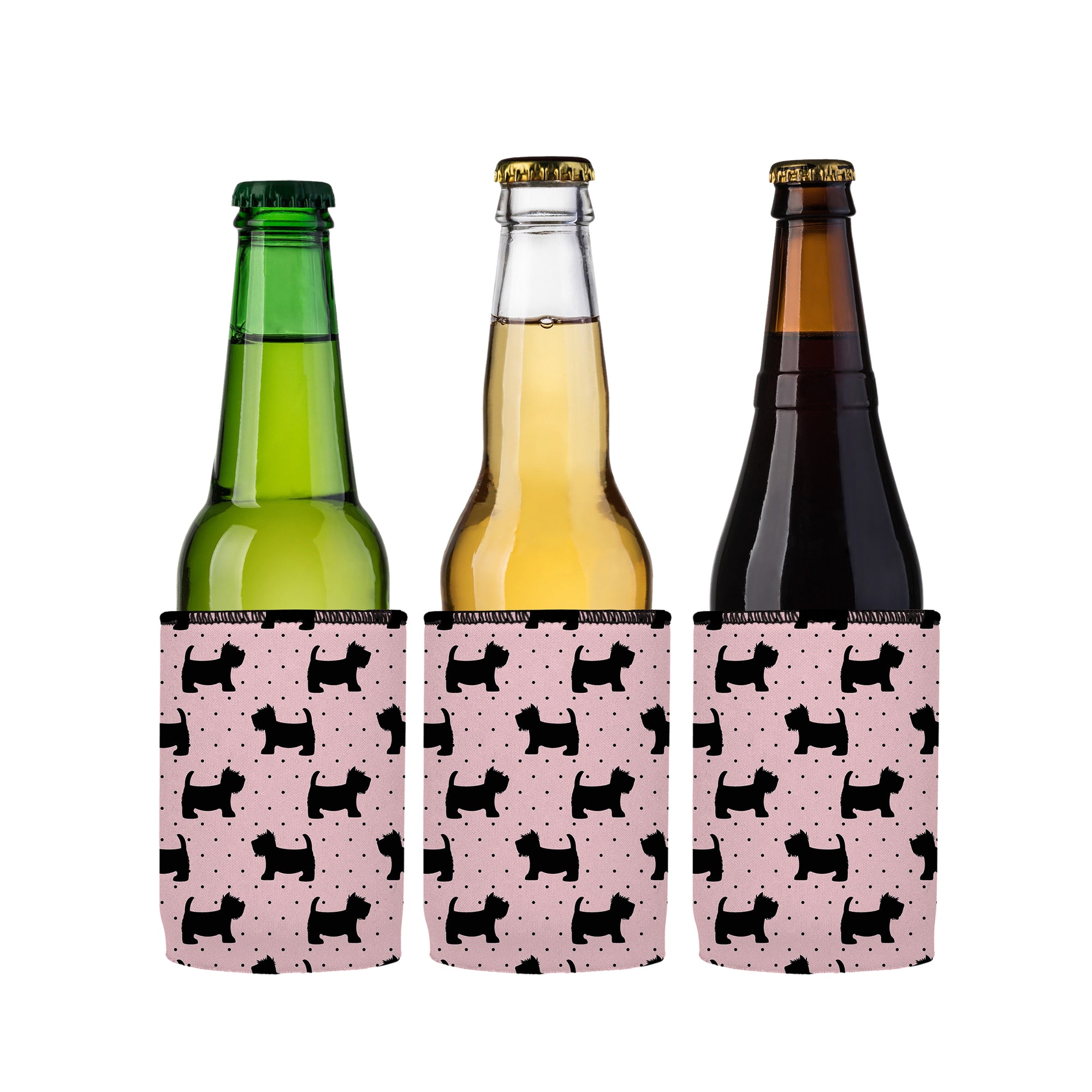 Stubbyz Scottish Terrier Stubby Cooler 3-Pack
