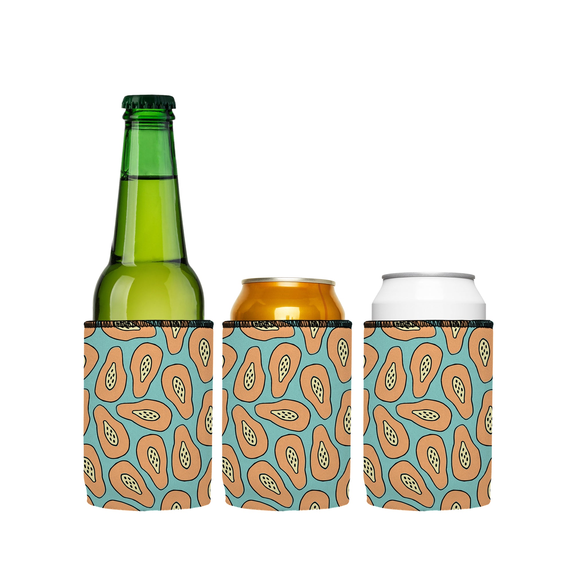 Stubbyz Papaya Pop Stubby Cooler 3-Pack