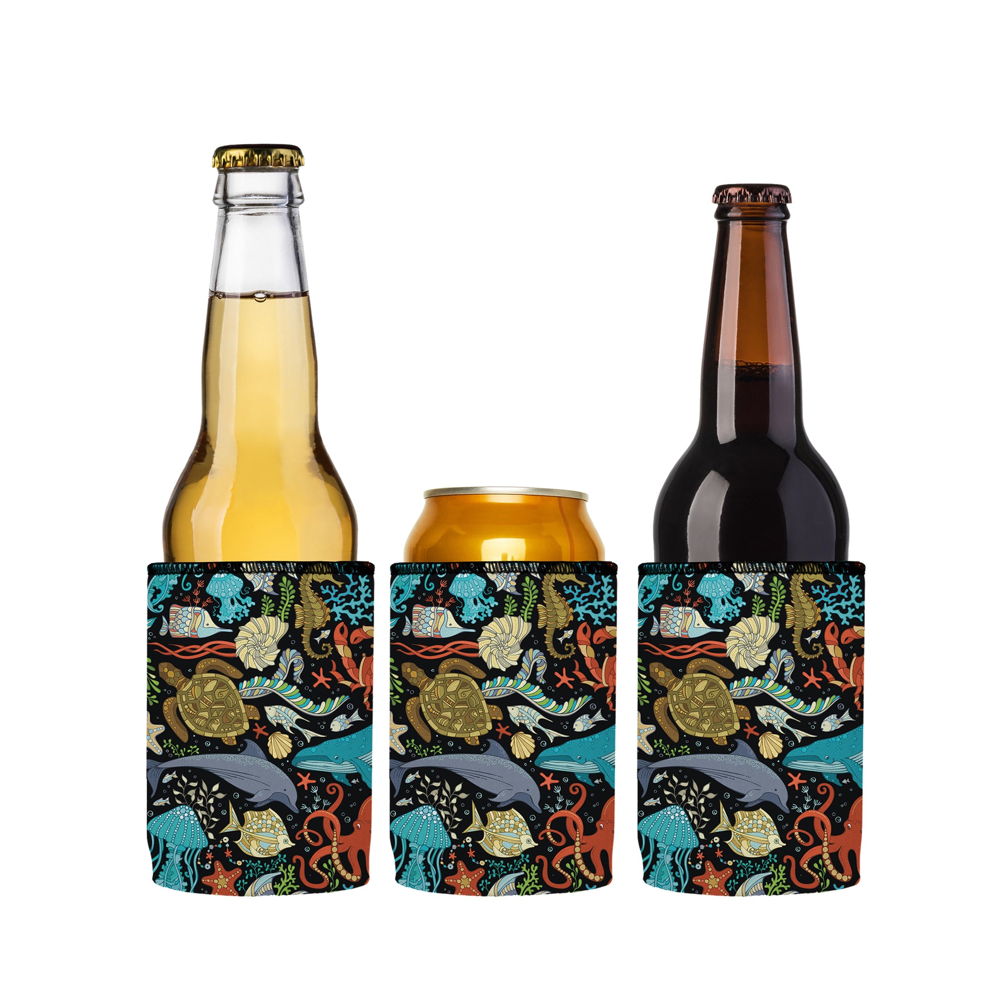 Stubbyz Ocean Deep Stubby Cooler 3-Pack