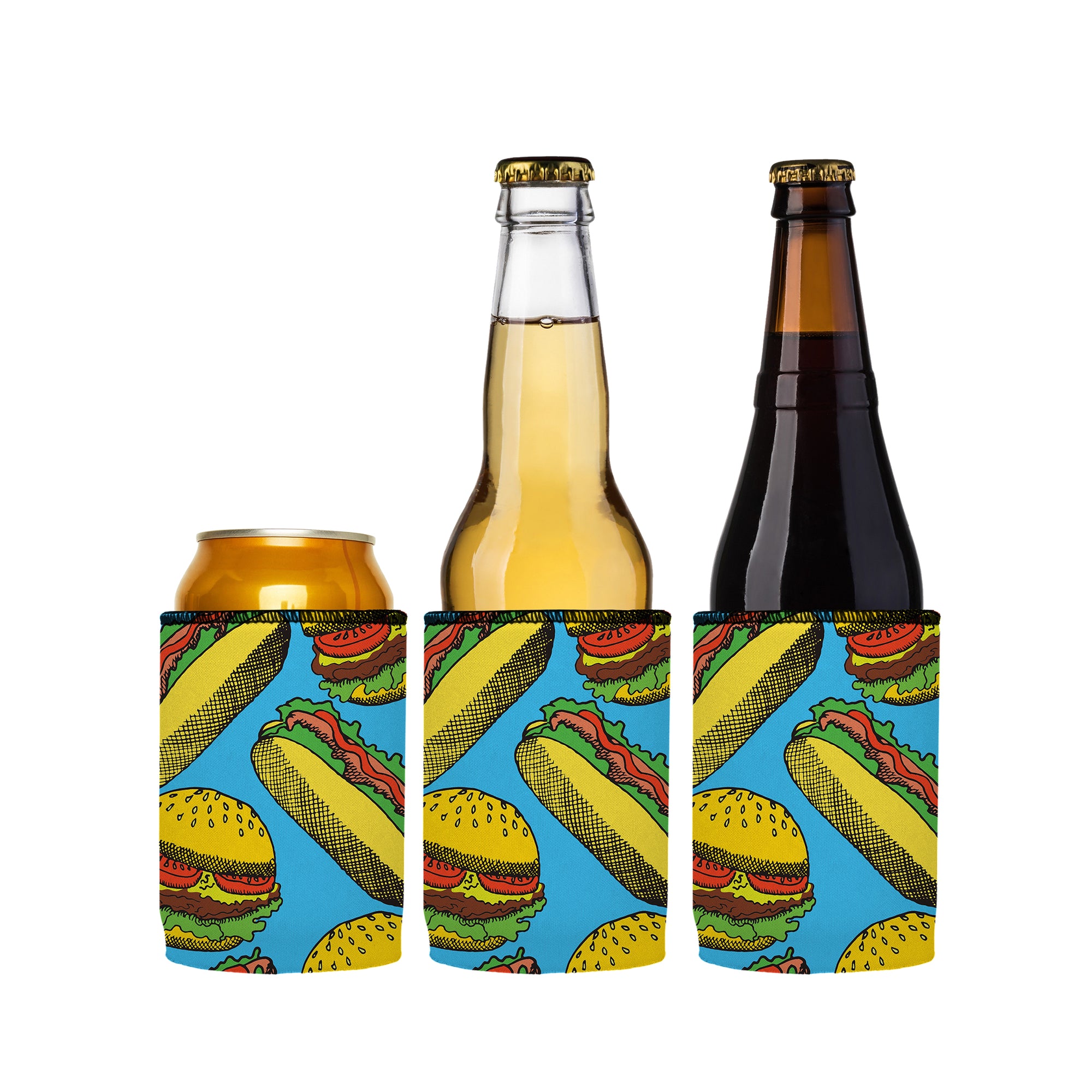 Stubbyz Hamburgers & Sandwiches Stubby Cooler 3-Pack