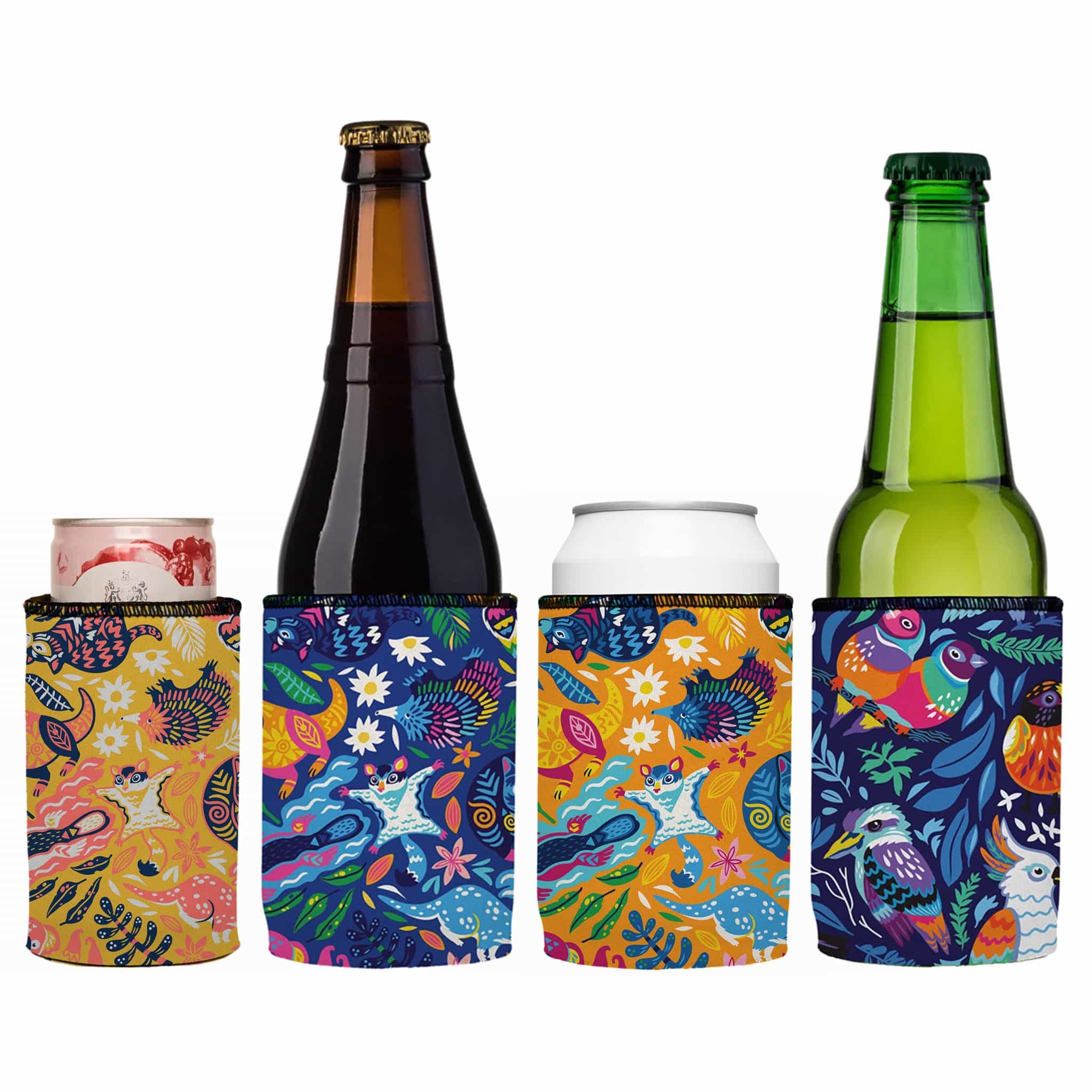 Stubbyz Wombat Magic Stubby Cooler 4-Pack