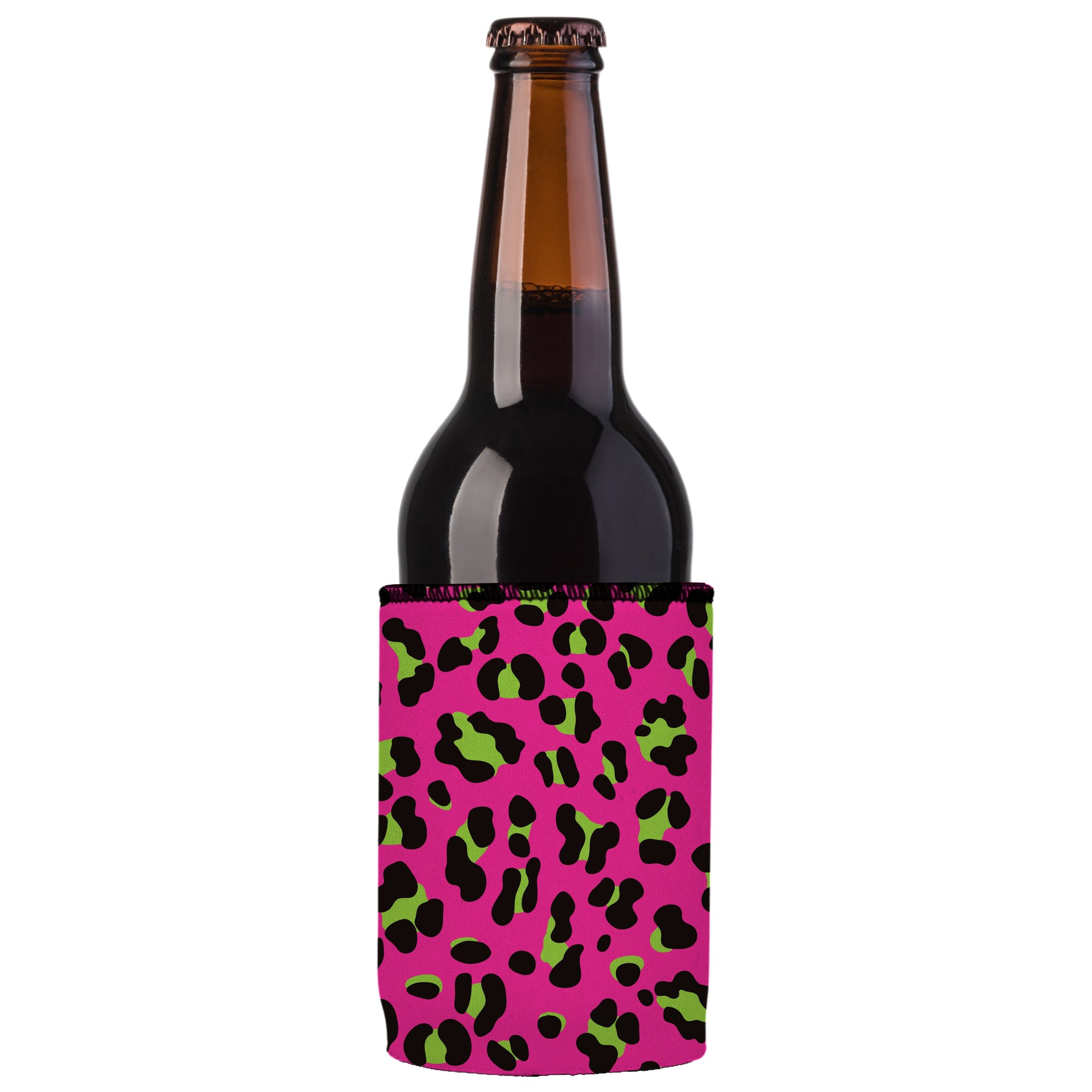 Stubbyz 80s Leopard Print Stubby Cooler