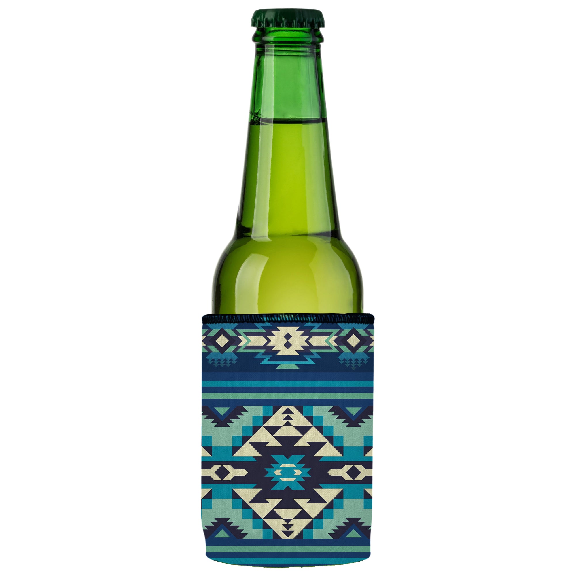 Stubbyz Blue Navajo Rug Stubby Cooler