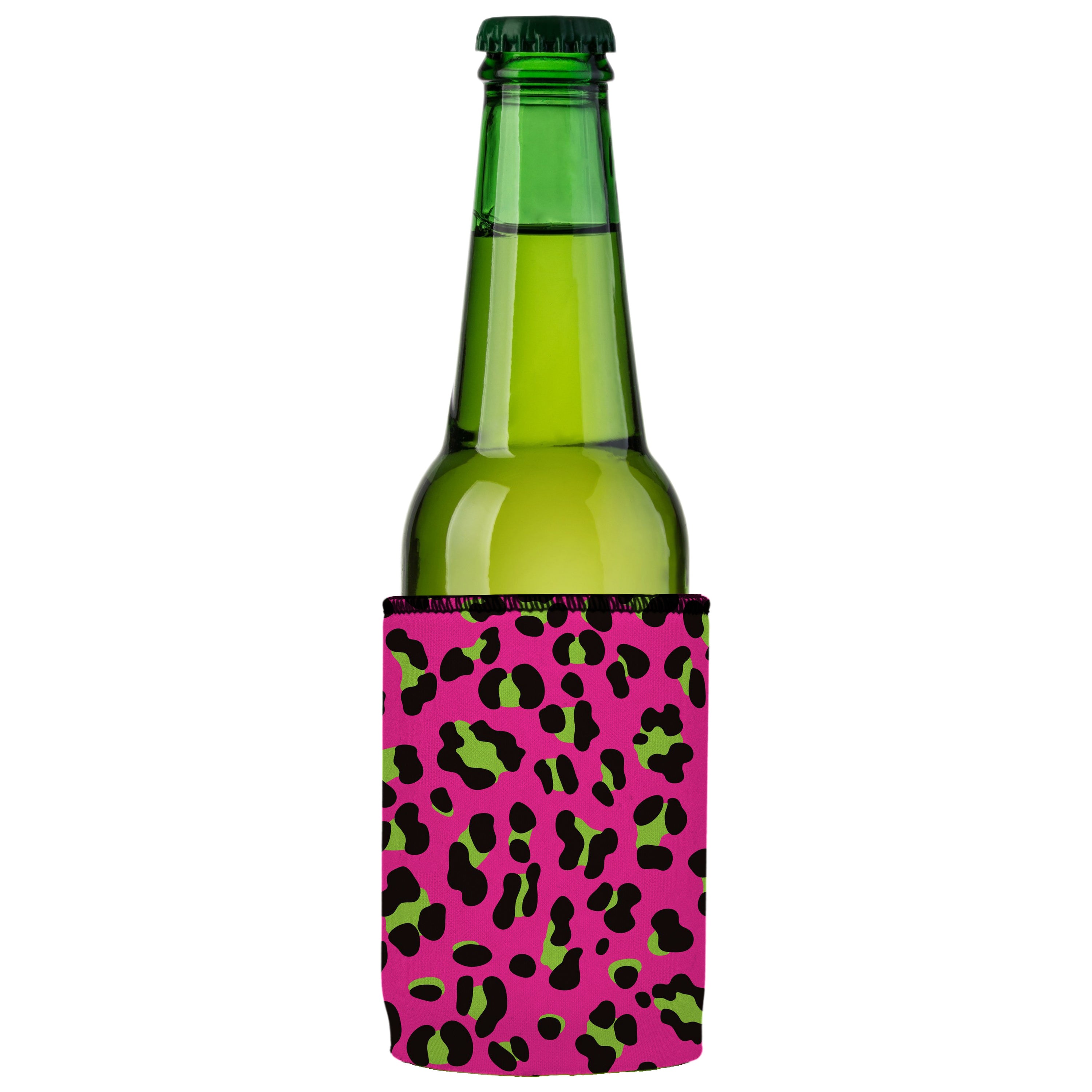 Stubbyz 80s Leopard Print Stubby Cooler