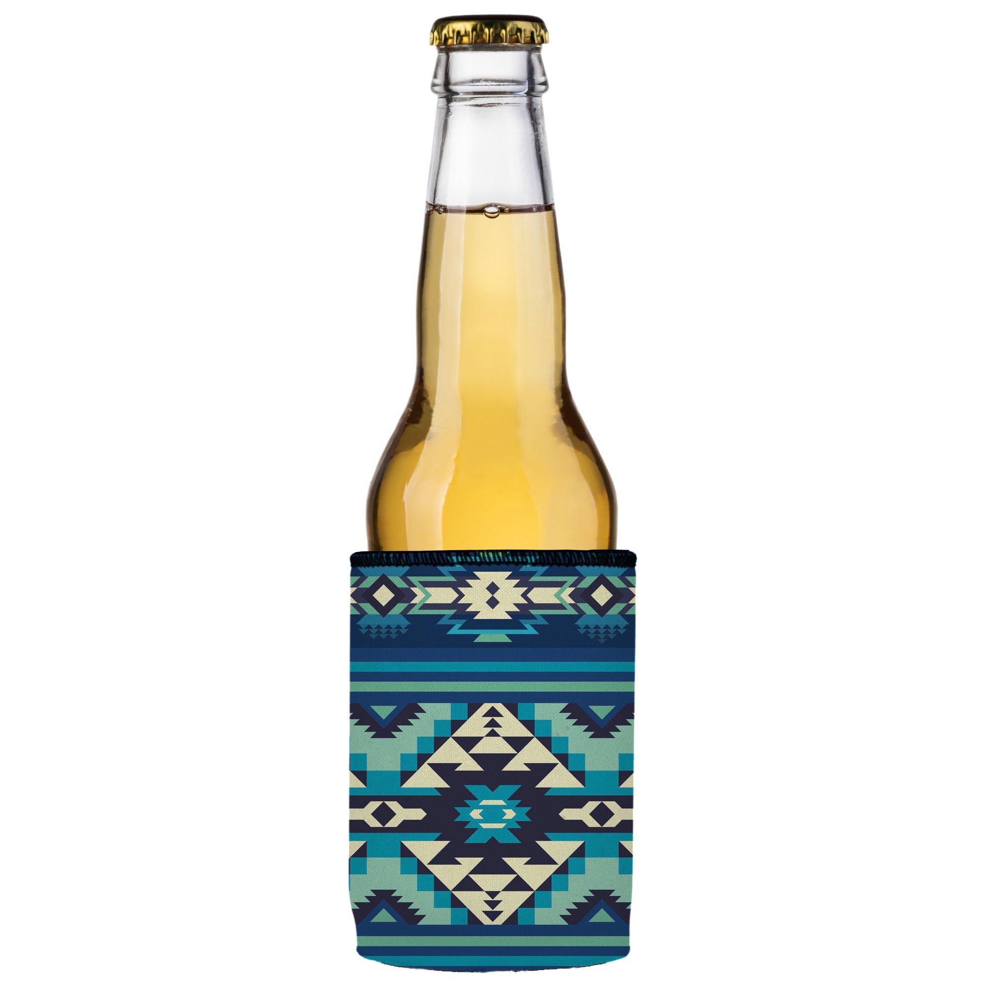 Stubbyz Blue Navajo Rug Stubby Cooler