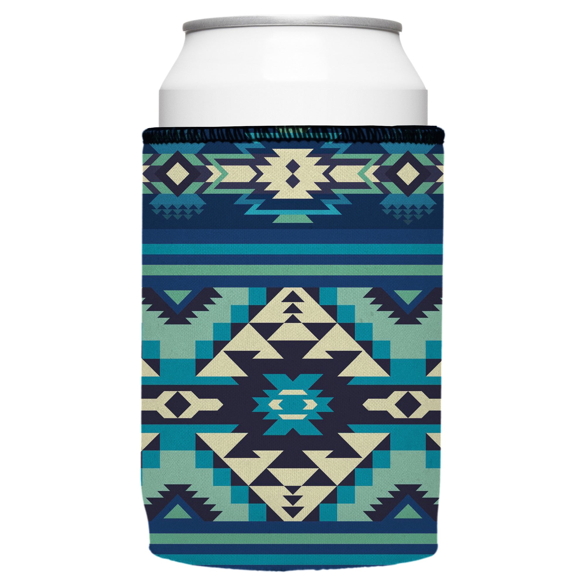 Stubbyz Blue Navajo Rug Stubby Cooler