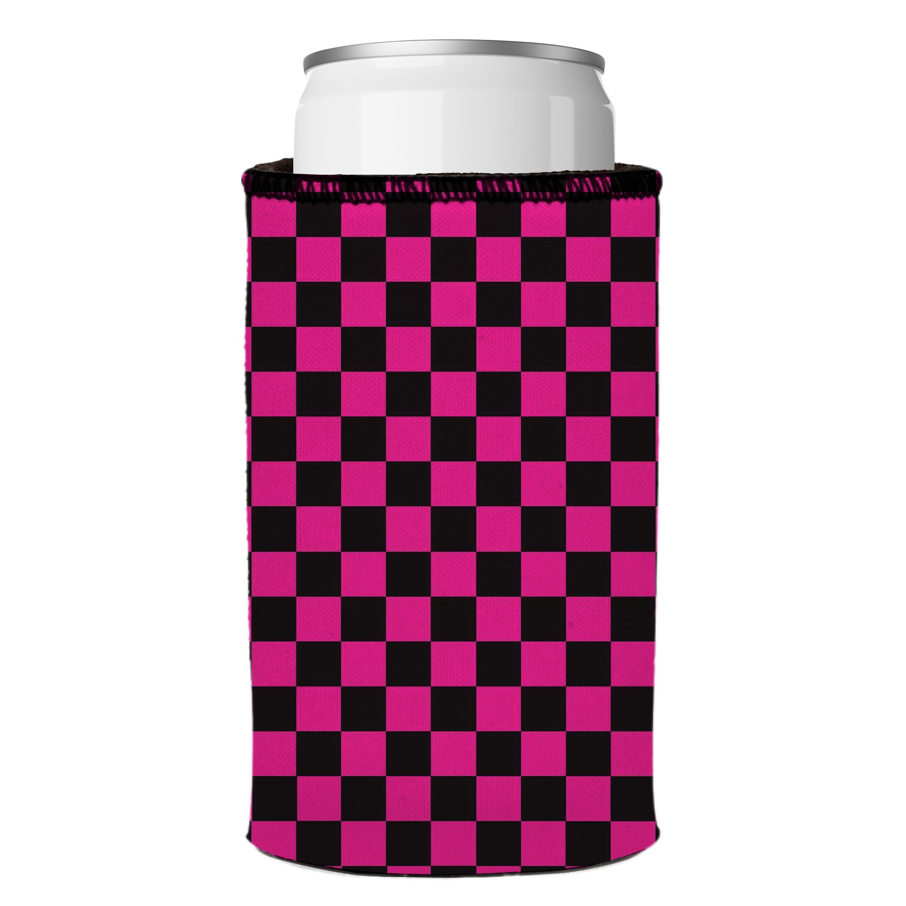 Stubbyz Pink Checkerboard Stubby Cooler