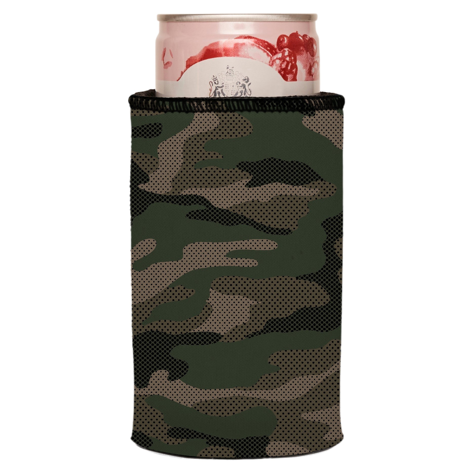 Stubbyz Green Camo Dot Pattern Stubby Cooler